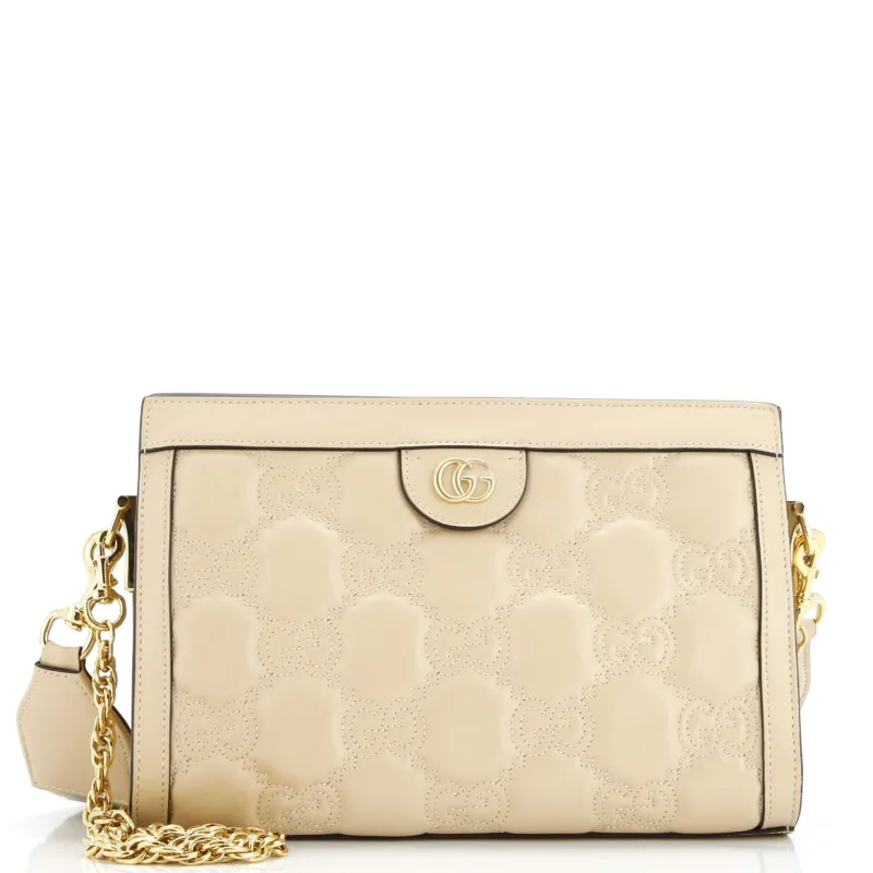 Pre-Loved Gucci GG Shoulder Bag GG Matelasse Leather Small sold by Zulily