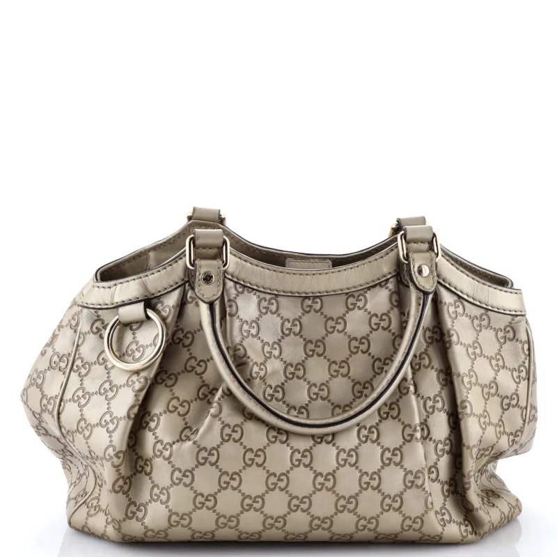 Pre-Loved Gucci Sukey Tote Guccissima Leather Medium sold by Zulily
