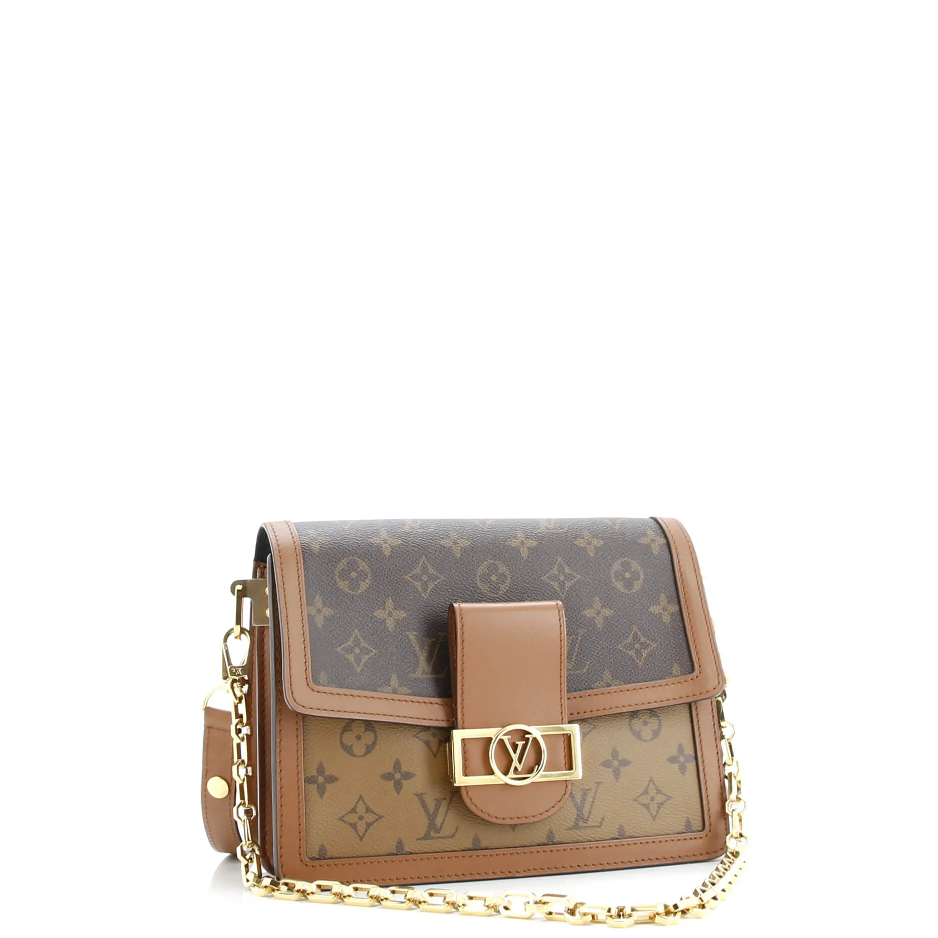 Pre-Loved Louis Vuitton Dauphine Shoulder Bag Reverse Monogram Canvas MM sold by Zulily product image thumbnail 2