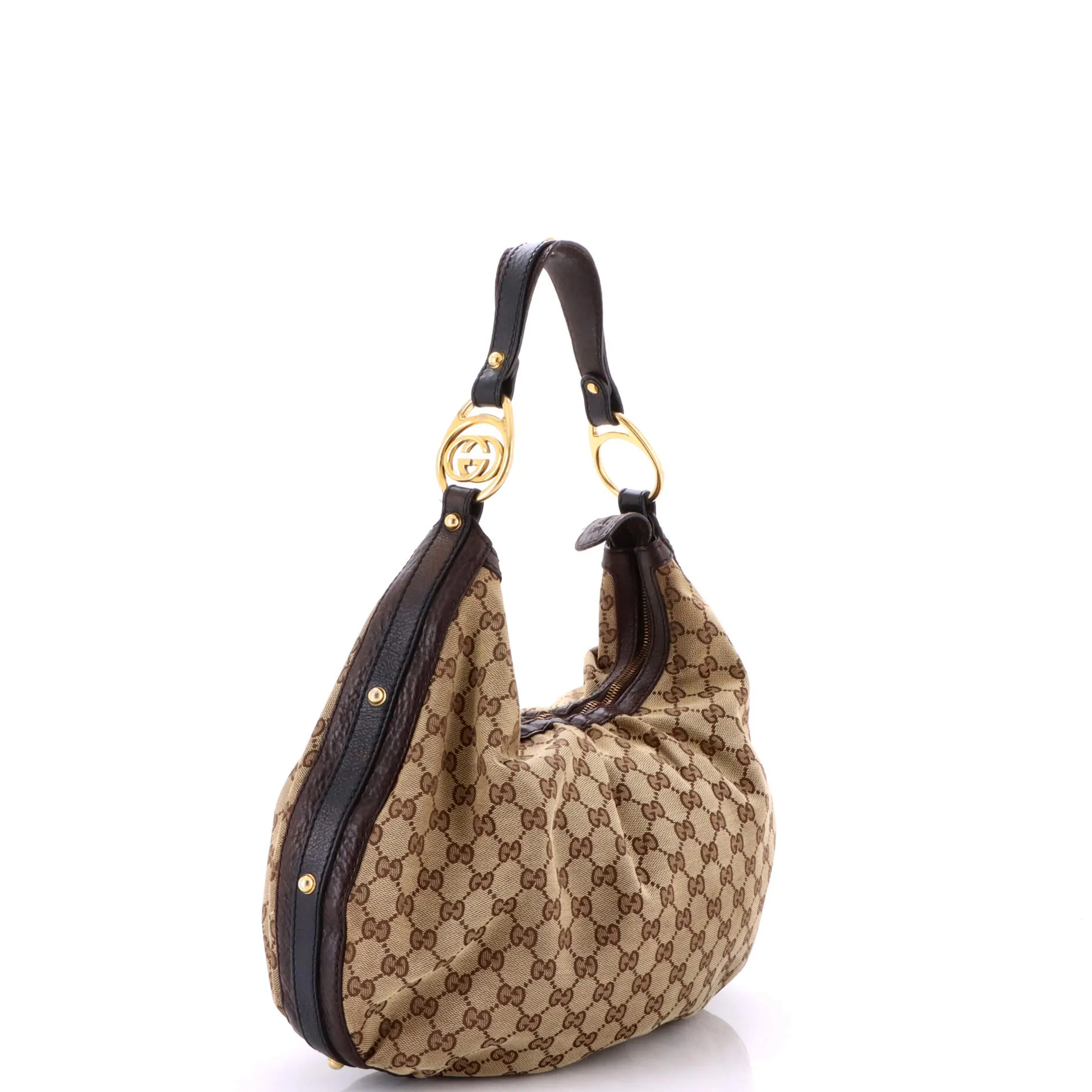 Pre-Loved Gucci Interlocking Hobo GG Canvas Medium sold by Zulily product image thumbnail 2