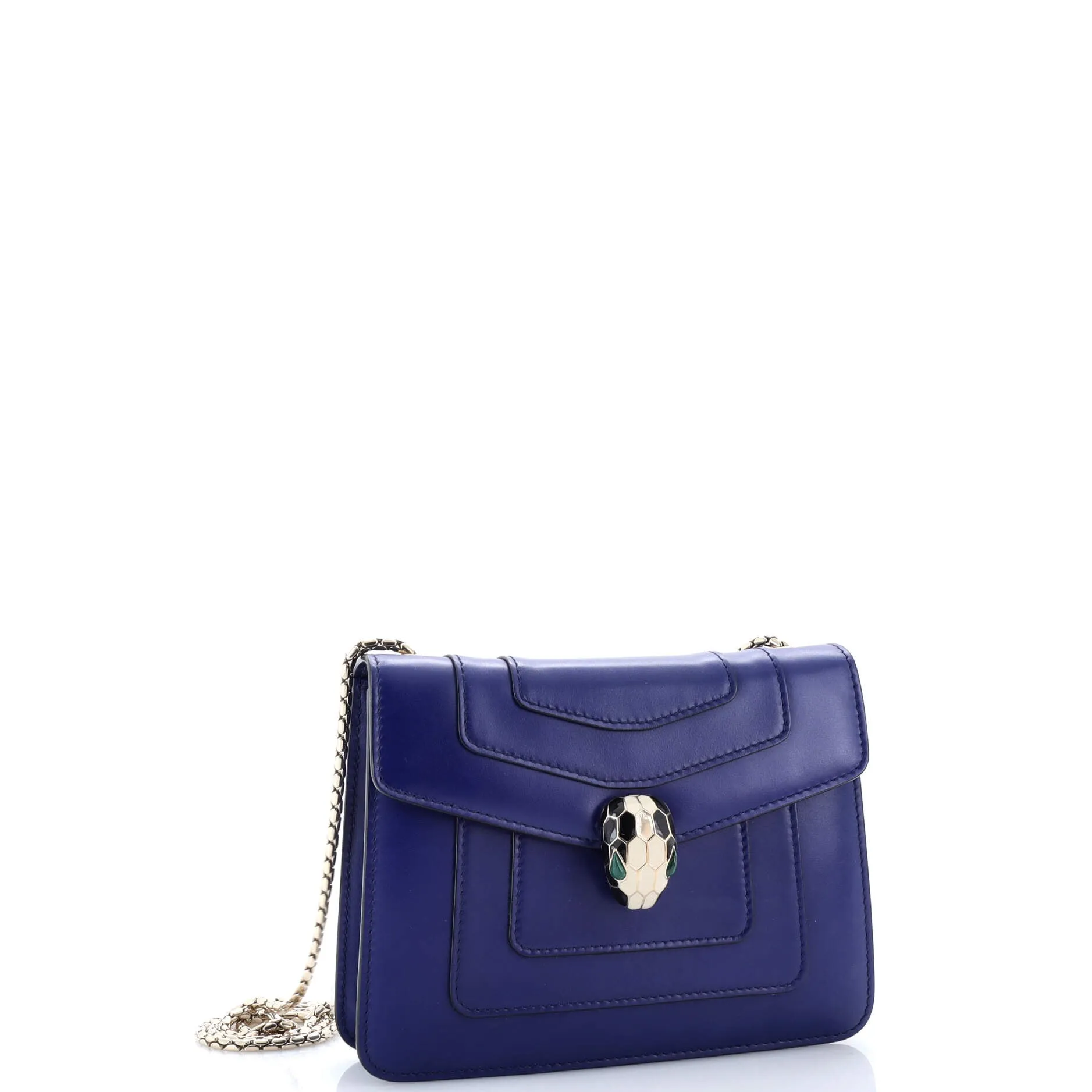 Pre-Loved Bvlgari Serpenti Forever Square Shoulder Bag Leather Small sold by Zulily product image thumbnail 3