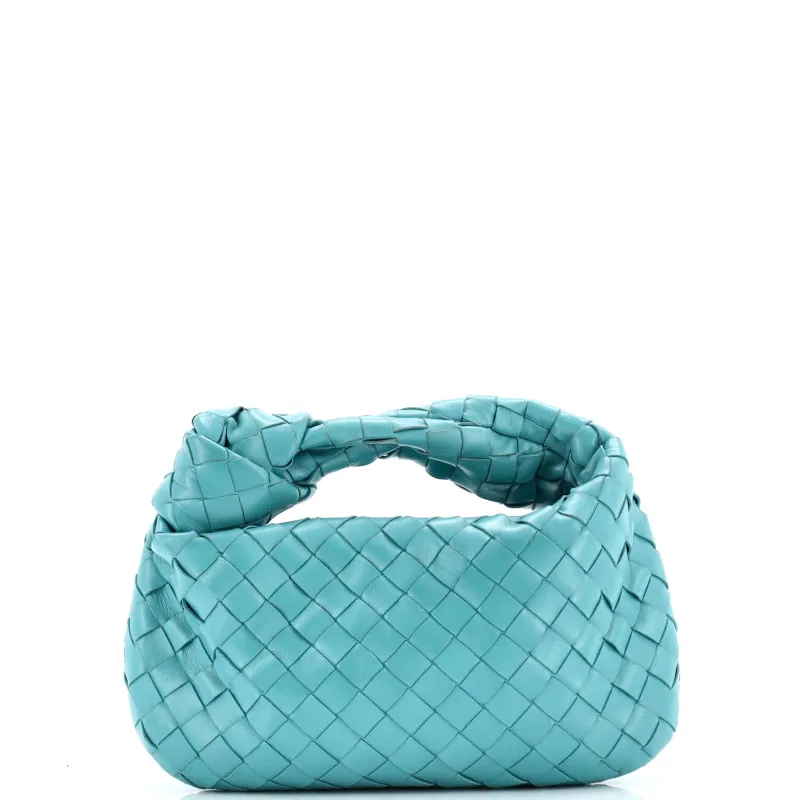 Pre-Loved Bottega Veneta BV Jodie Hobo Intrecciato Patent Mini made by Bottega Veneta
