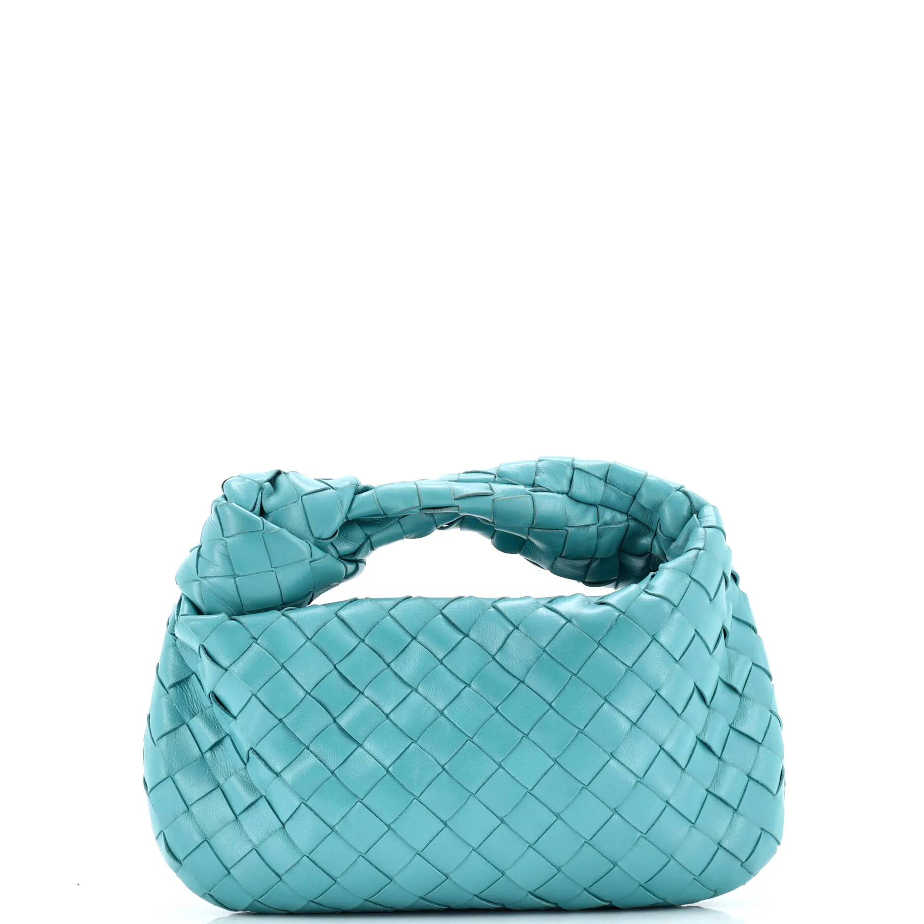 Pre-Loved Bottega Veneta BV Jodie Hobo Intrecciato Patent Mini sold by Zulily