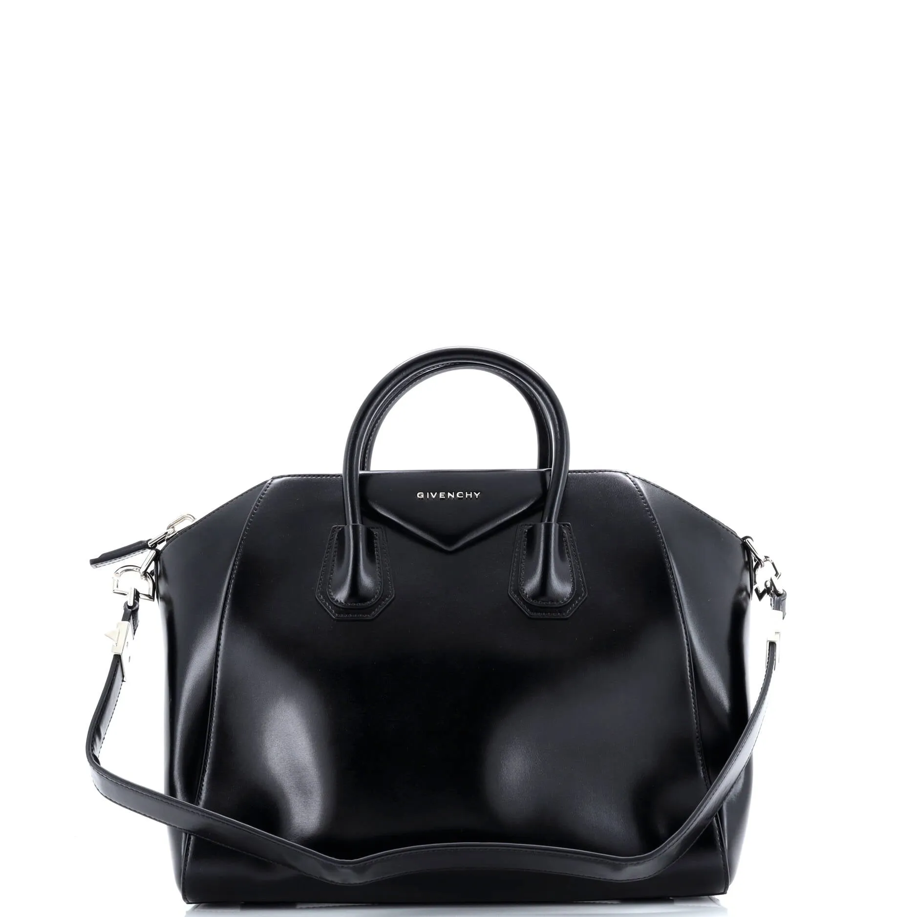 Pre-Loved Givenchy Antigona Bag Glazed Leather Medium sold by Zulily