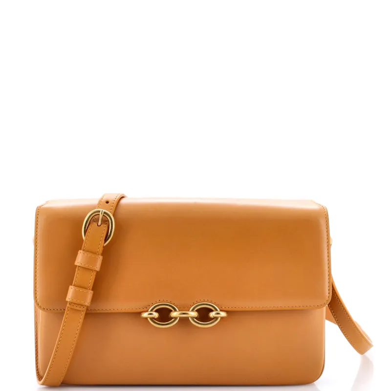 Pre-Loved Saint Laurent Le Maillon Shoulder Bag Leather Medium sold by Zulily