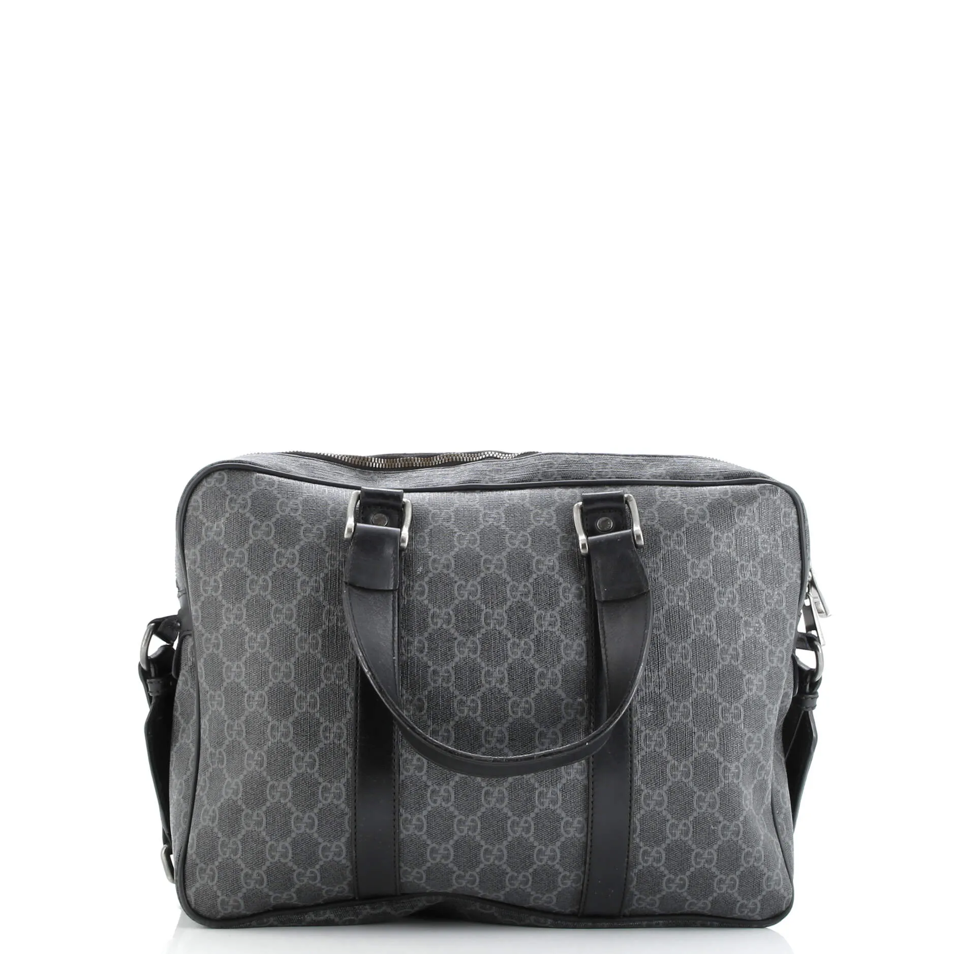 Pre-Loved Gucci Convertible Zip Around Briefcase GG Coated Canvas Medium sold by Zulily product image thumbnail 3