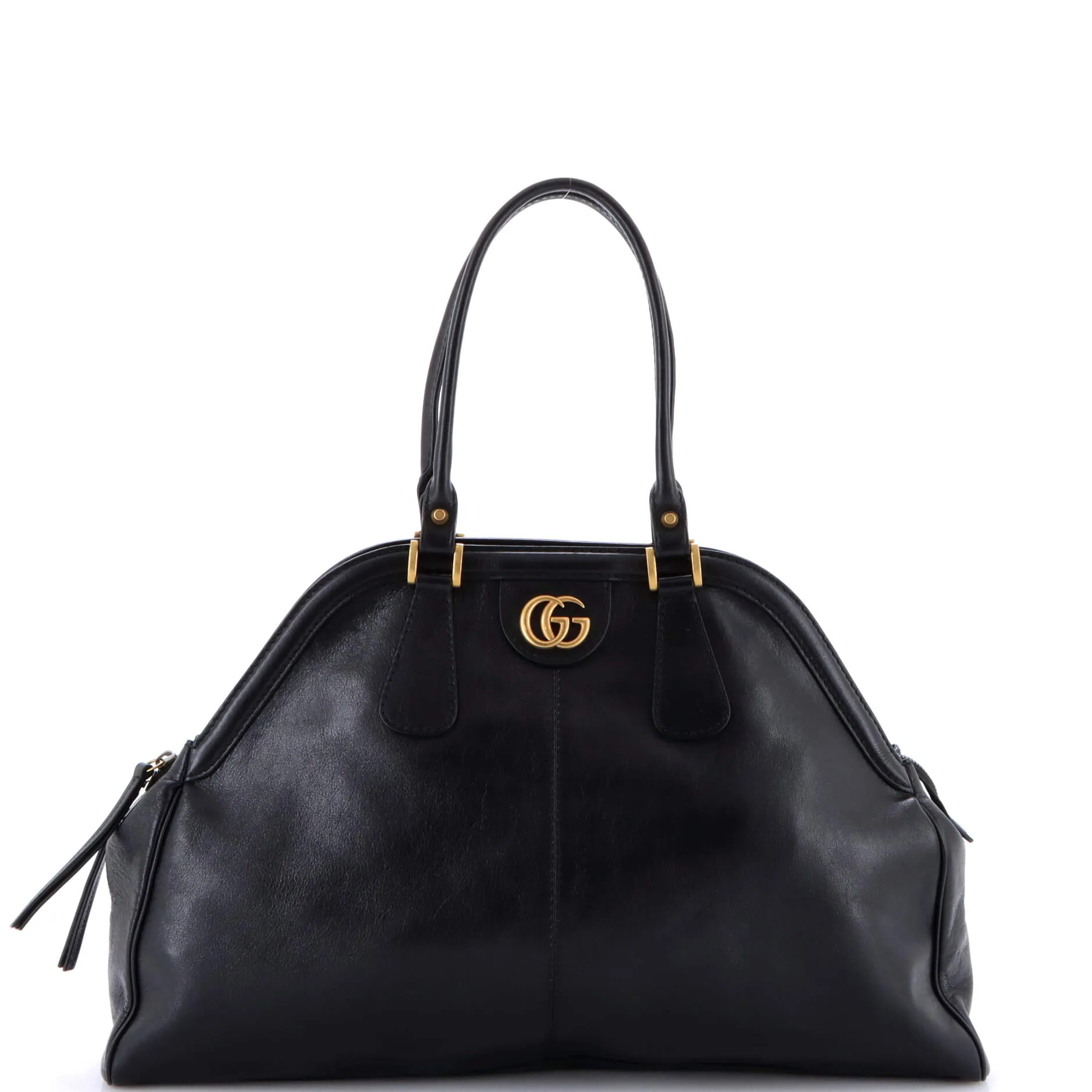 Pre-Loved Gucci RE(BELLE) Top Handle Bag Leather Large sold by Zulily