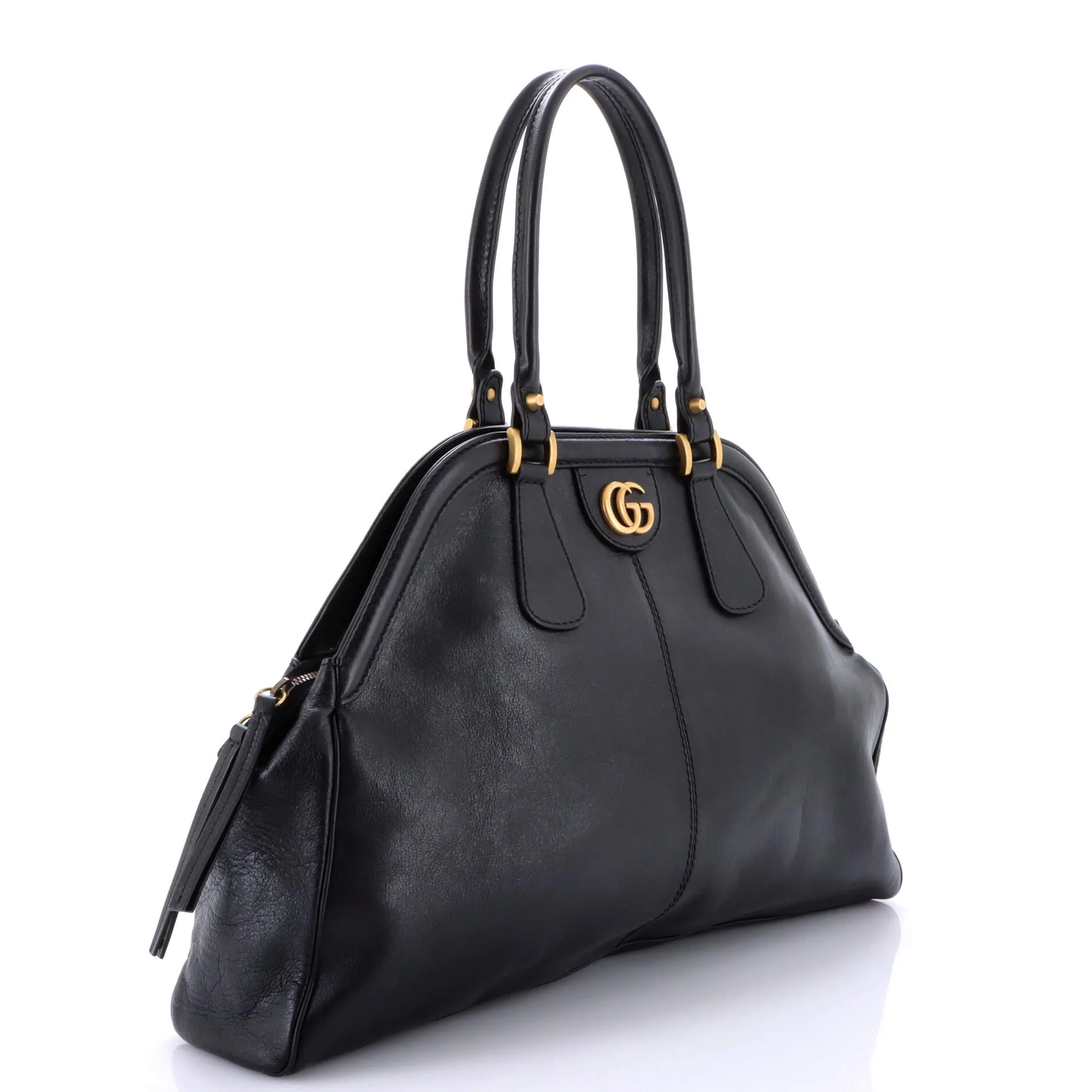Pre-Loved Gucci RE(BELLE) Top Handle Bag Leather Large sold by Zulily product image thumbnail 2