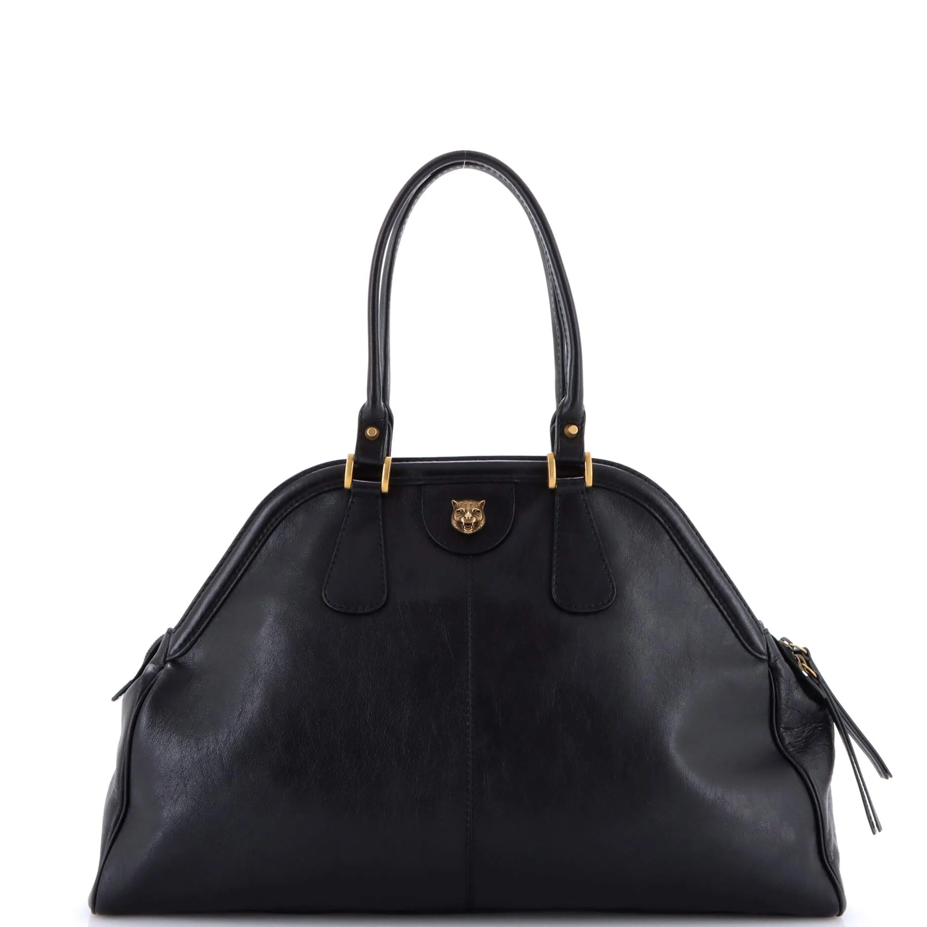 Pre-Loved Gucci RE(BELLE) Top Handle Bag Leather Large sold by Zulily product image thumbnail 3