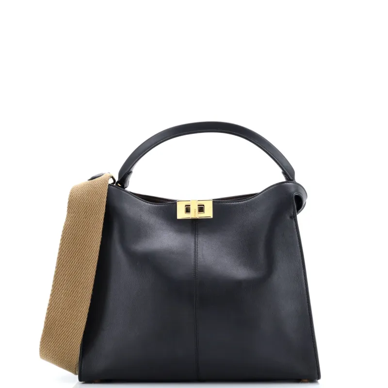 Pre-Loved Fendi Peekaboo X-Lite Bag Leather Medium sold by Zulily