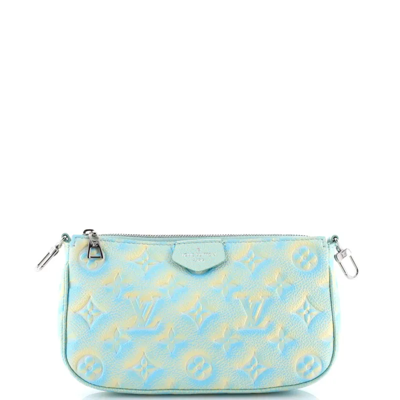 Pre-Loved Louis Vuitton Multi Pochette Accessoires Pouch Stardust Monogram Empreinte Leather Small sold by Zulily