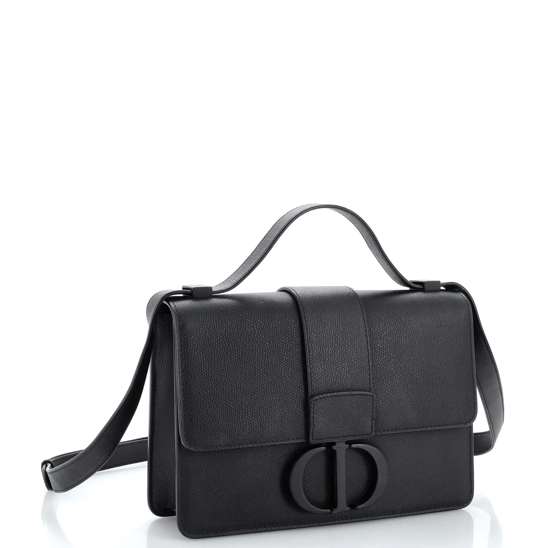 Pre-Loved Christian Dior Ultra Matte 30 Montaigne Flap Bag Leather sold by Zulily product image thumbnail 2