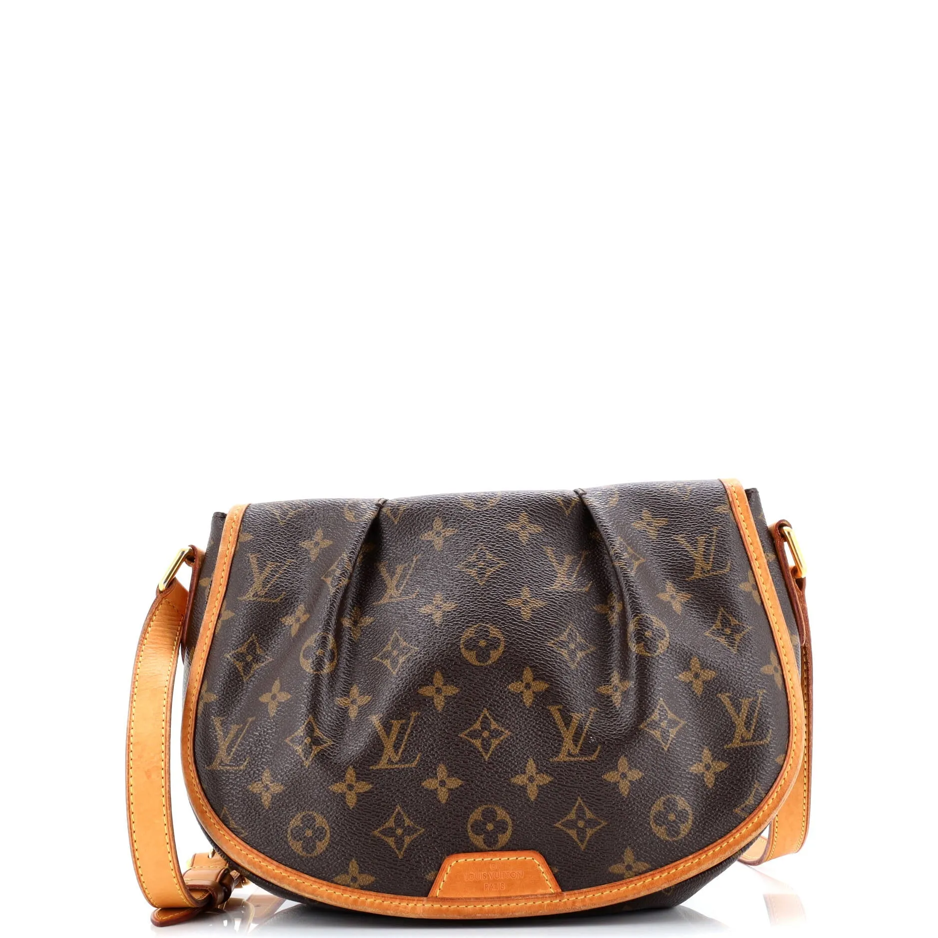 Pre-Loved Louis Vuitton Menilmontant Handbag Monogram Canvas PM sold by Zulily