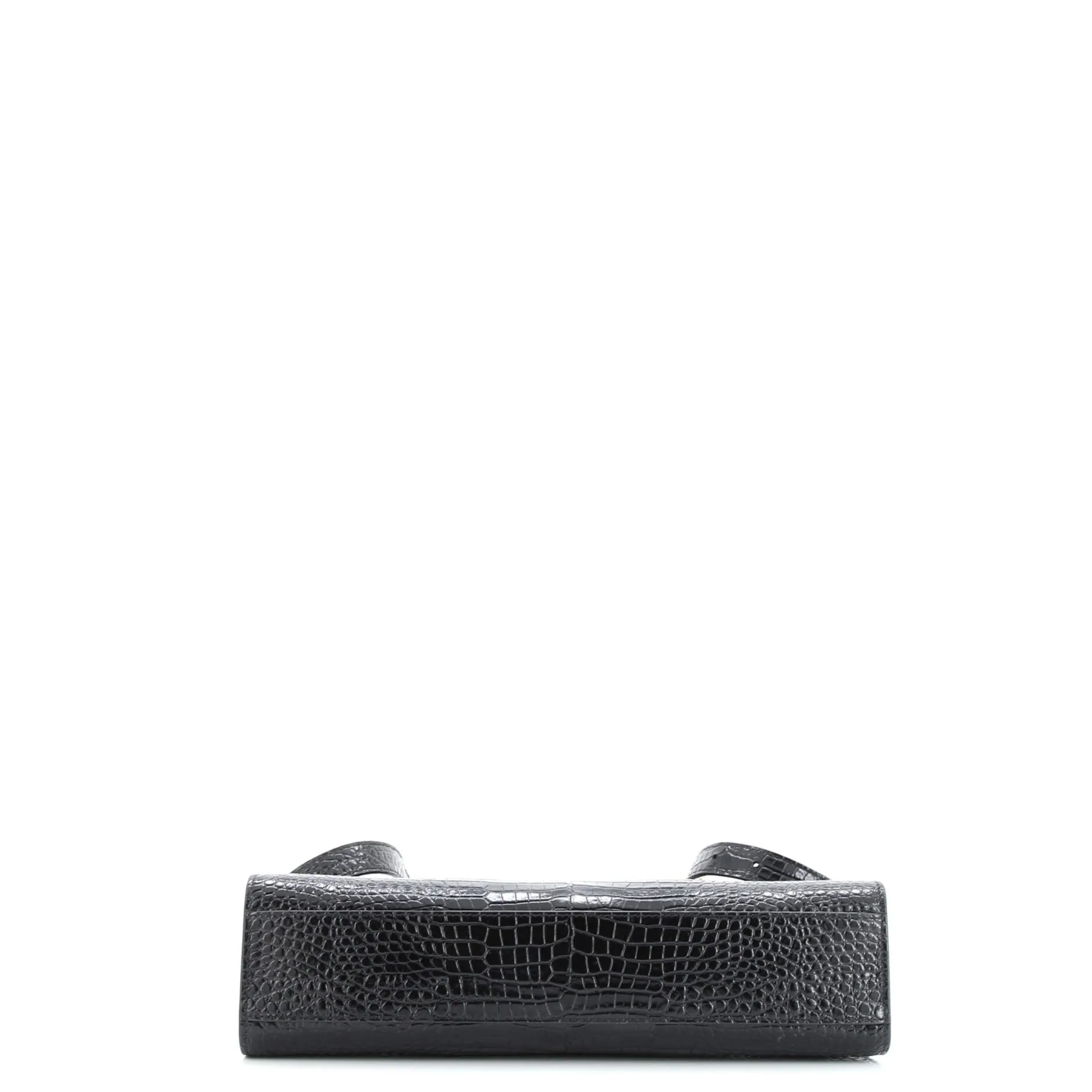 Pre-Loved Saint Laurent Manhattan Shoulder Bag Crocodile Embossed Leather Medium sold by Zulily product image thumbnail 4