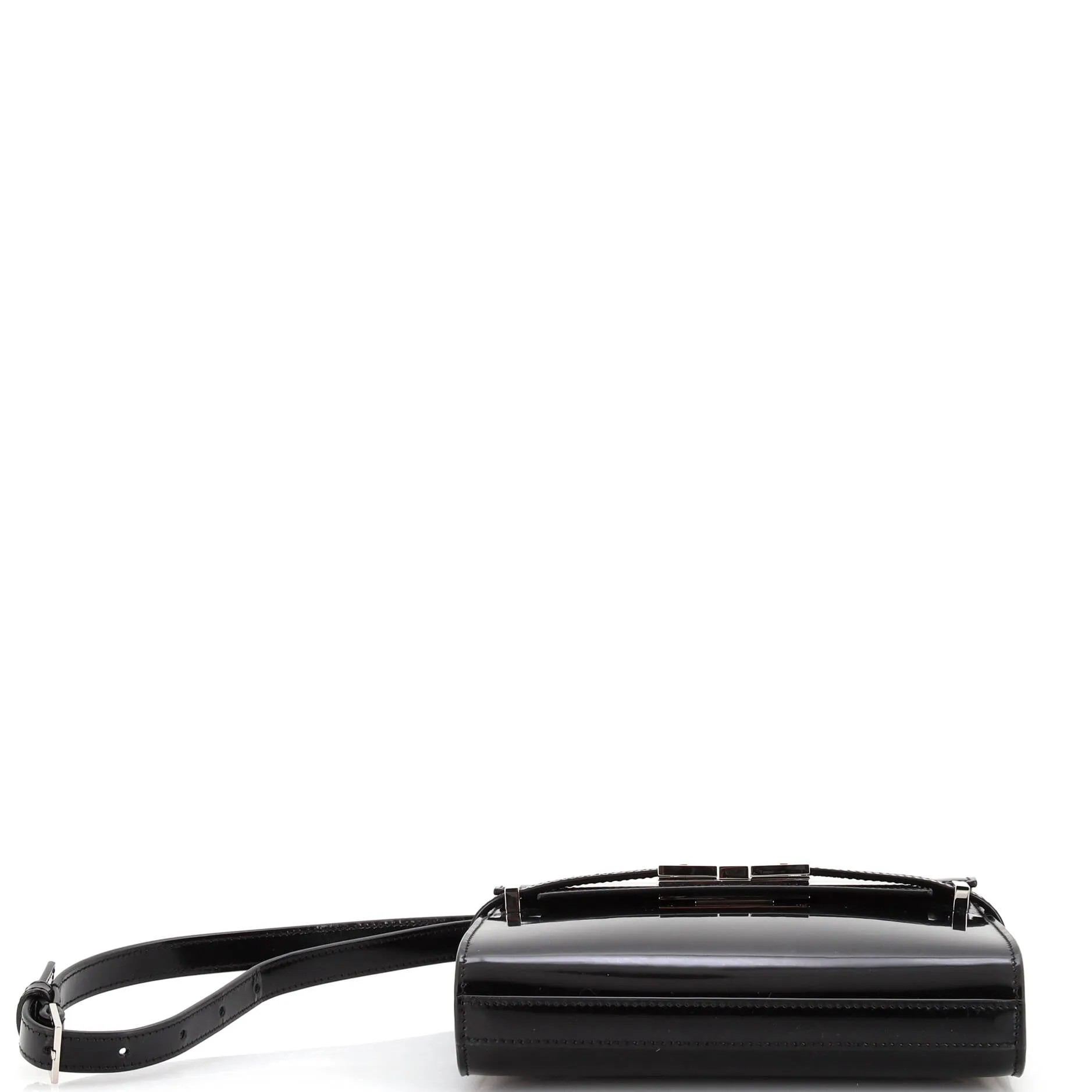 Pre-Loved Saint Laurent Manhattan Shoulder Bag Leather Mini sold by Zulily product image thumbnail 4