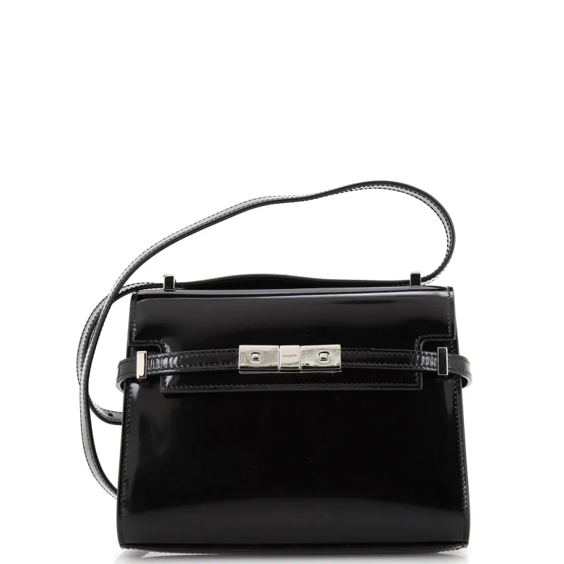 Pre-Loved Saint Laurent Manhattan Shoulder Bag Leather Mini sold by Zulily