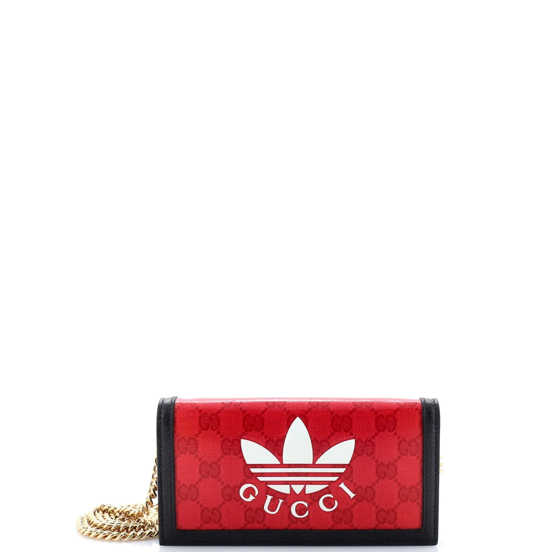 Pre-Loved Gucci x adidas Wallet on Chain GG Coated Canvas sold by Zulily