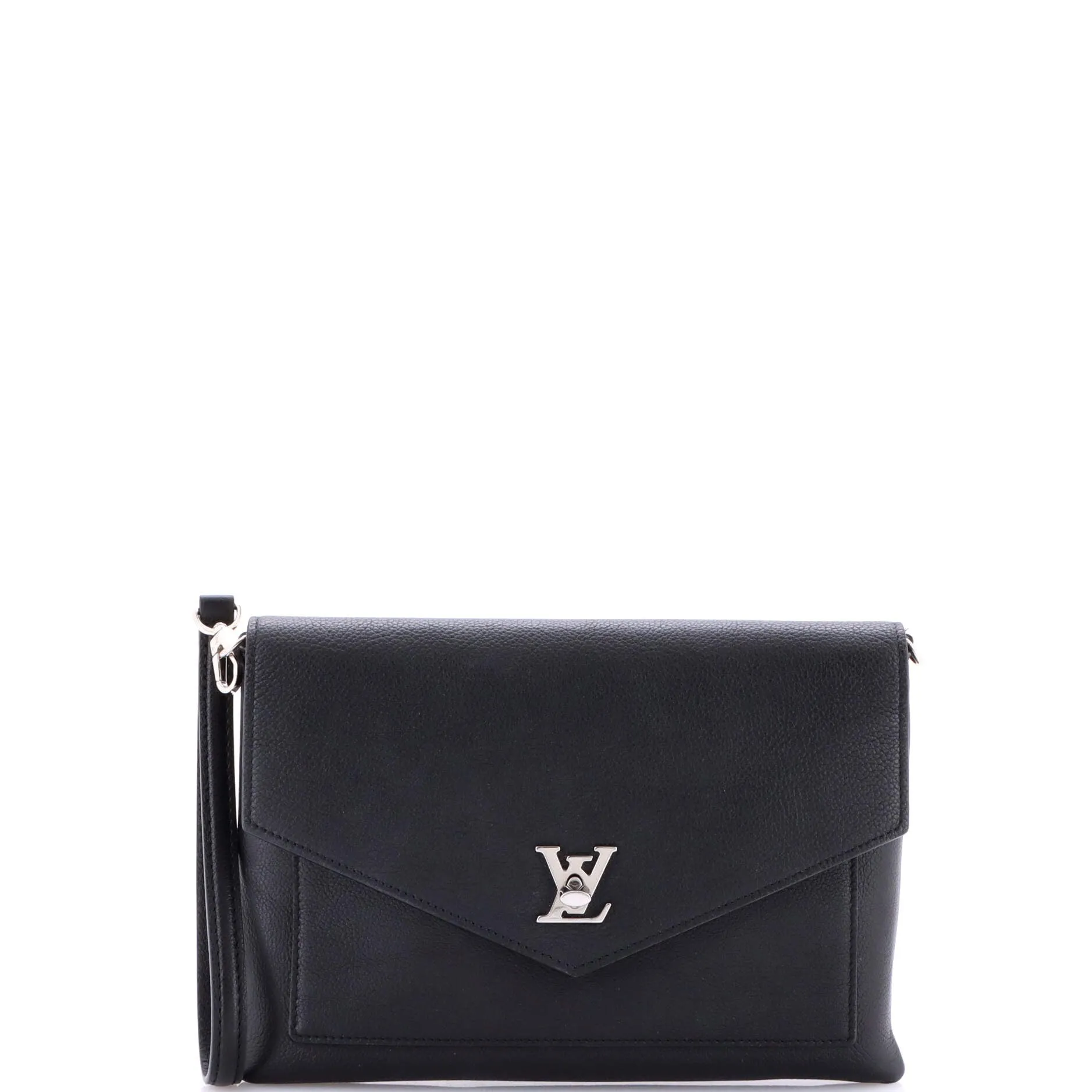 Pre-Loved Louis Vuitton Mylockme Pochette Leather sold by Zulily