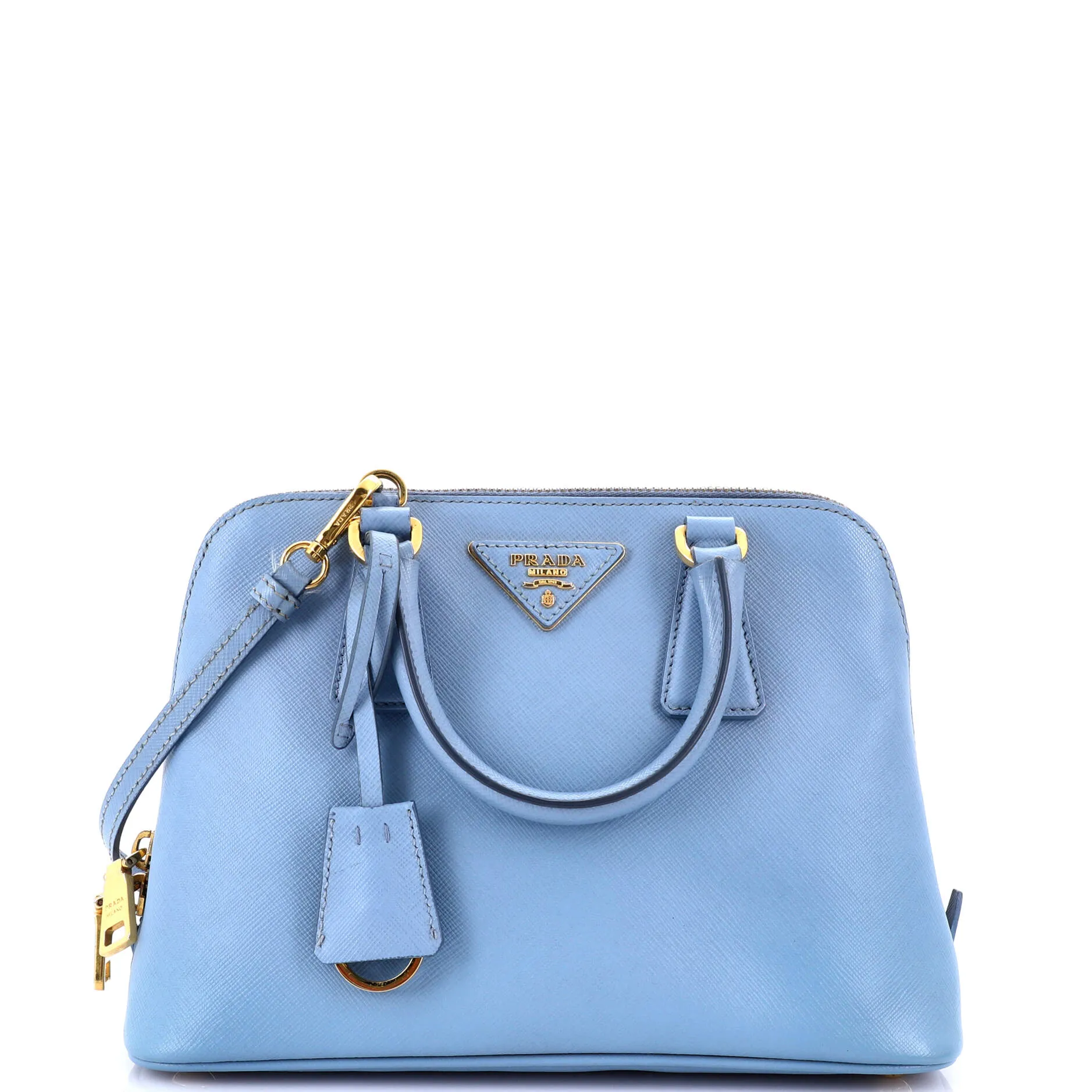 Pre-Loved Prada Promenade Bag Saffiano Leather Small sold by Zulily