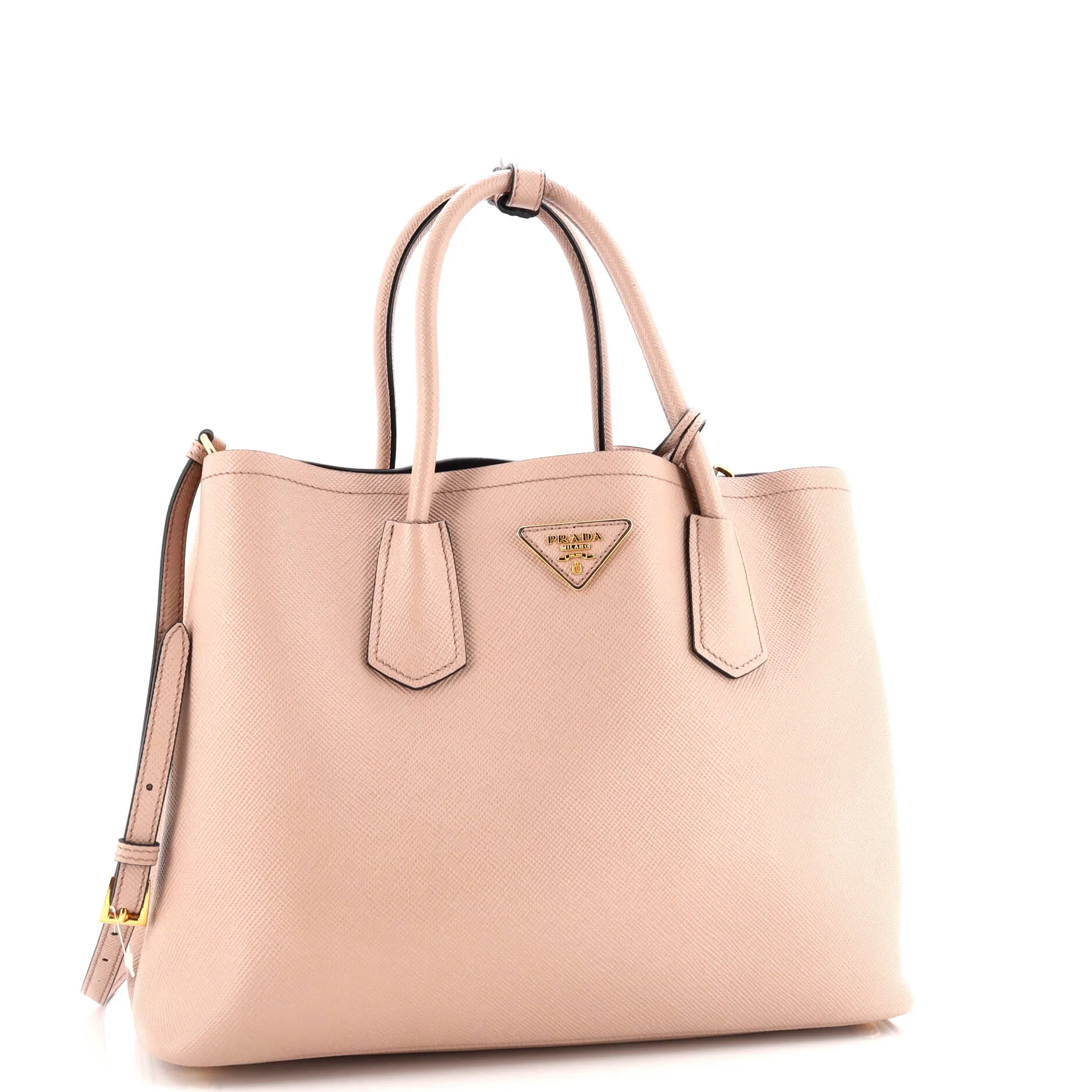Pre-Loved Prada Cuir Double Tote Saffiano Leather Medium sold by Zulily product image thumbnail 2