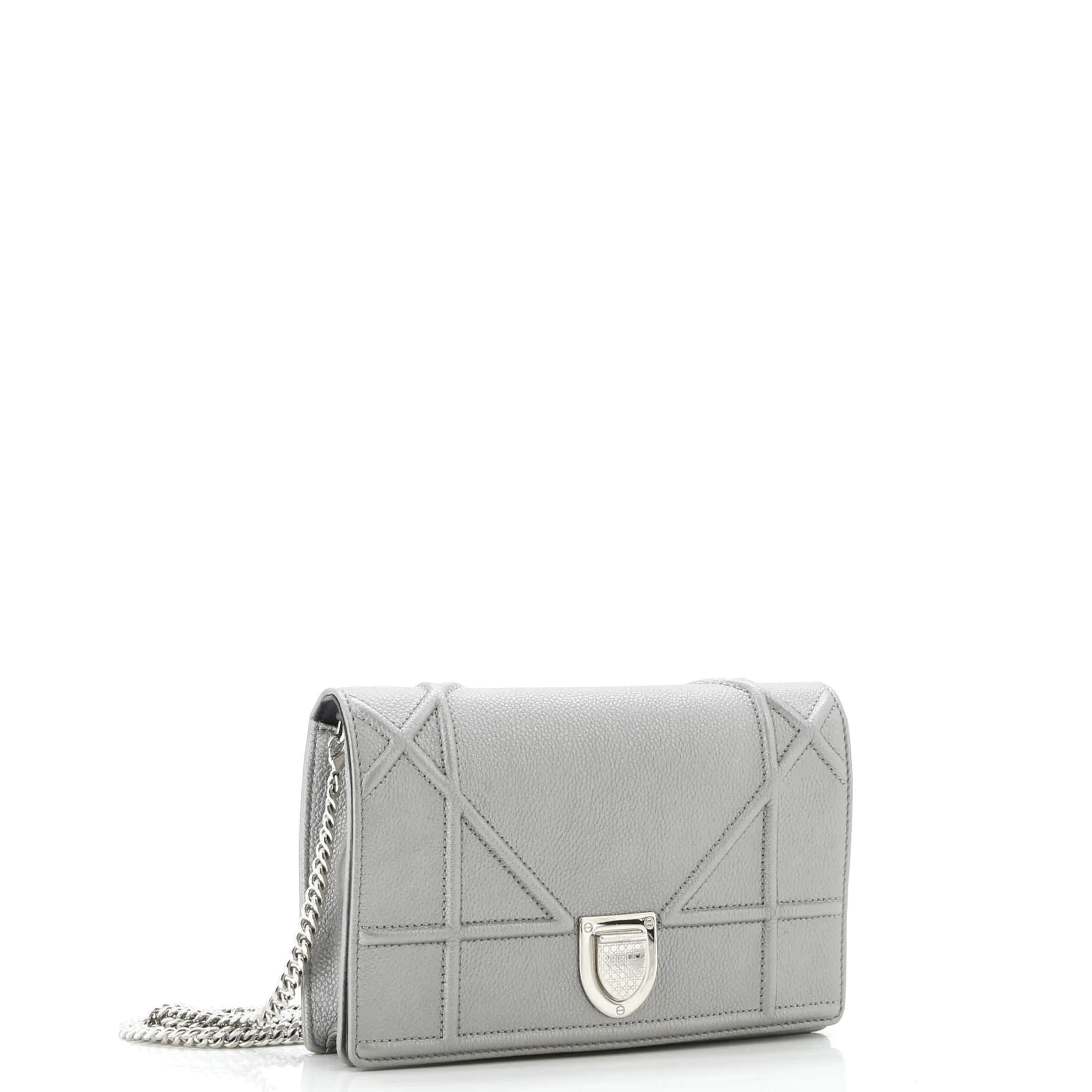 Pre-Loved Christian Dior Diorama Wallet on Chain Leather sold by Zulily product image thumbnail 2