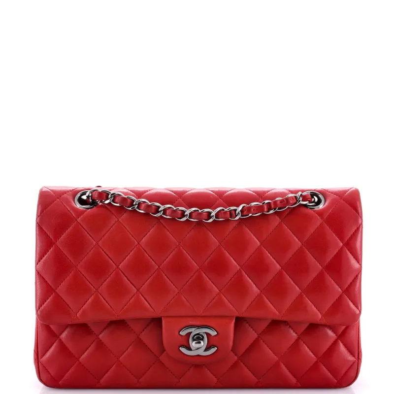 Pre-Loved Chanel Classic Double Flap Bag Quilted Lambskin Medium sold by Zulily