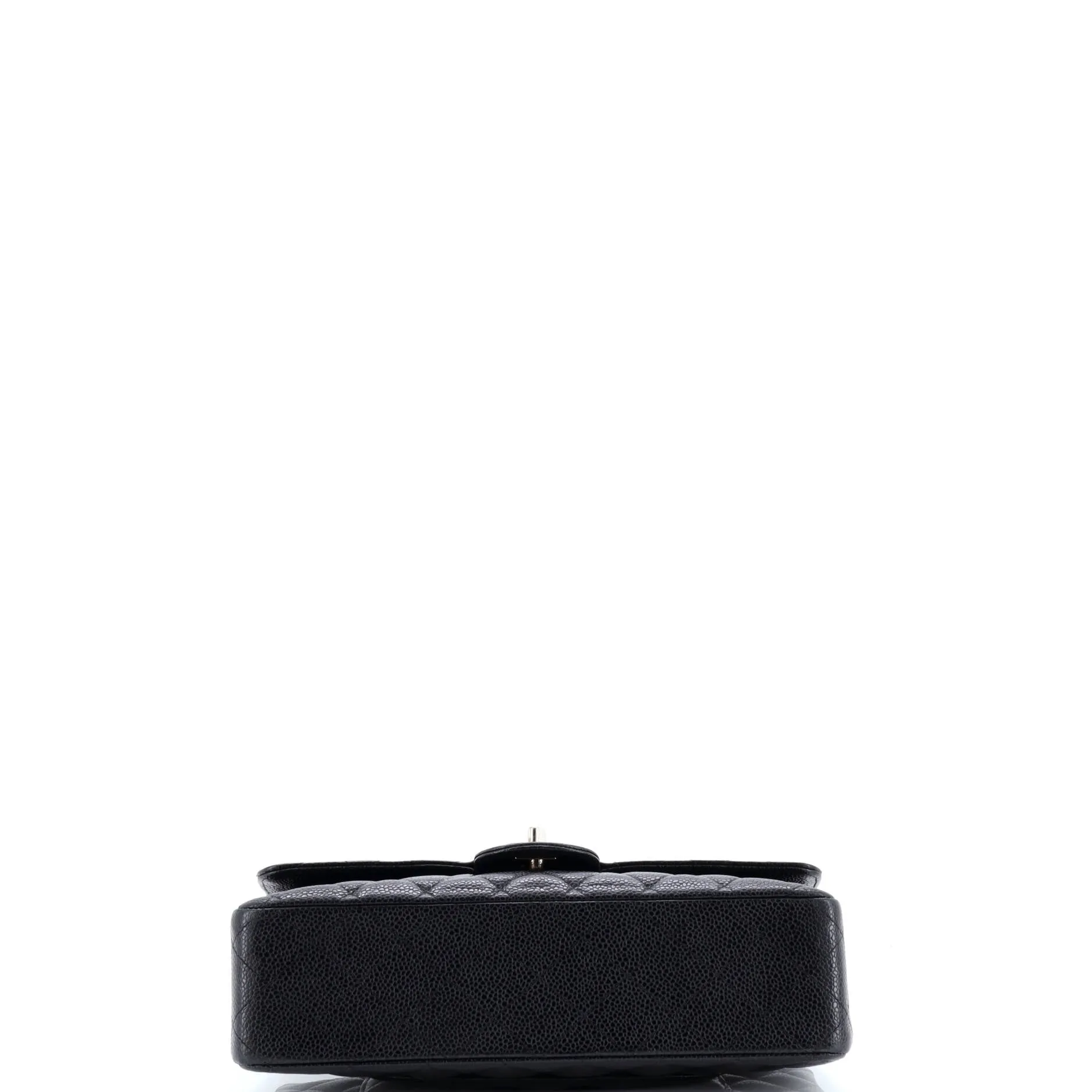 Pre-Loved Chanel Classic Double Flap Bag Quilted Caviar Medium sold by Zulily product image thumbnail 5