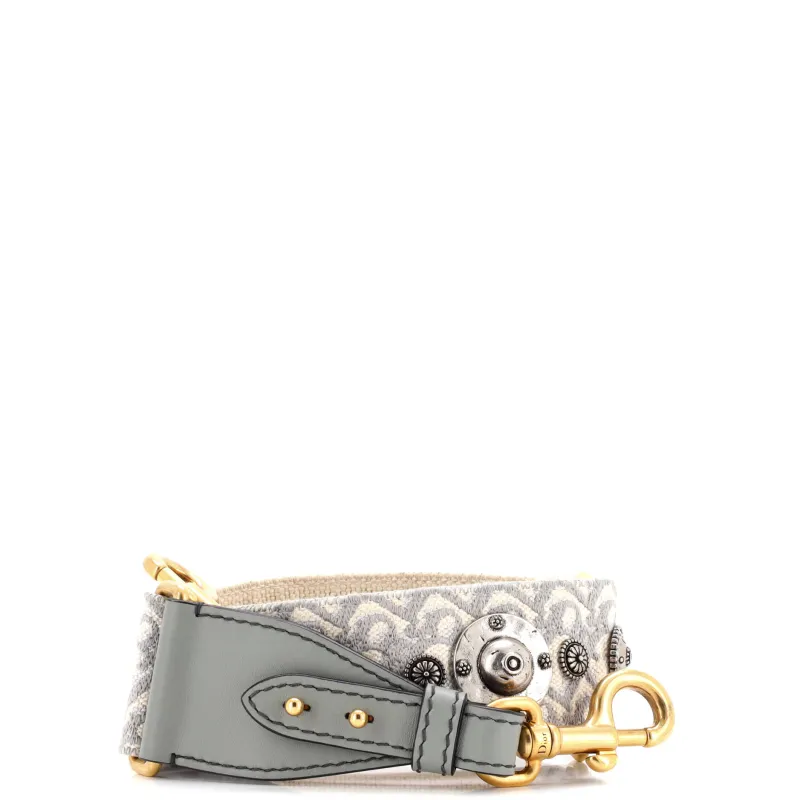 Pre-Loved Christian Dior Shoulder Strap Embellished Oblique Canvas sold by Zulily
