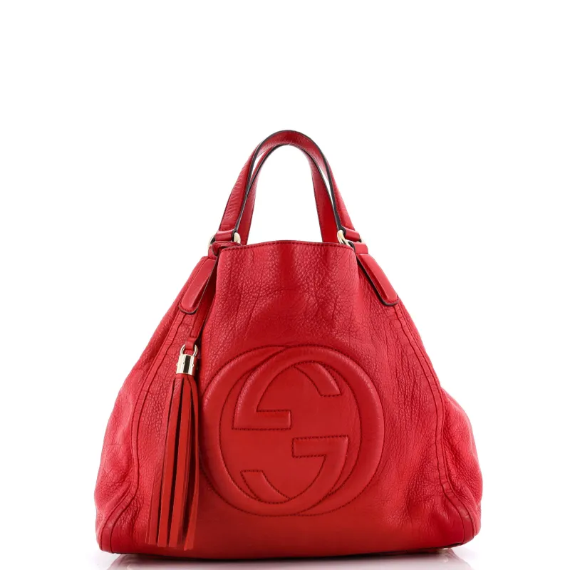 Pre-Loved Gucci Sukey Tote Guccissima Leather Large sold by Zulily
