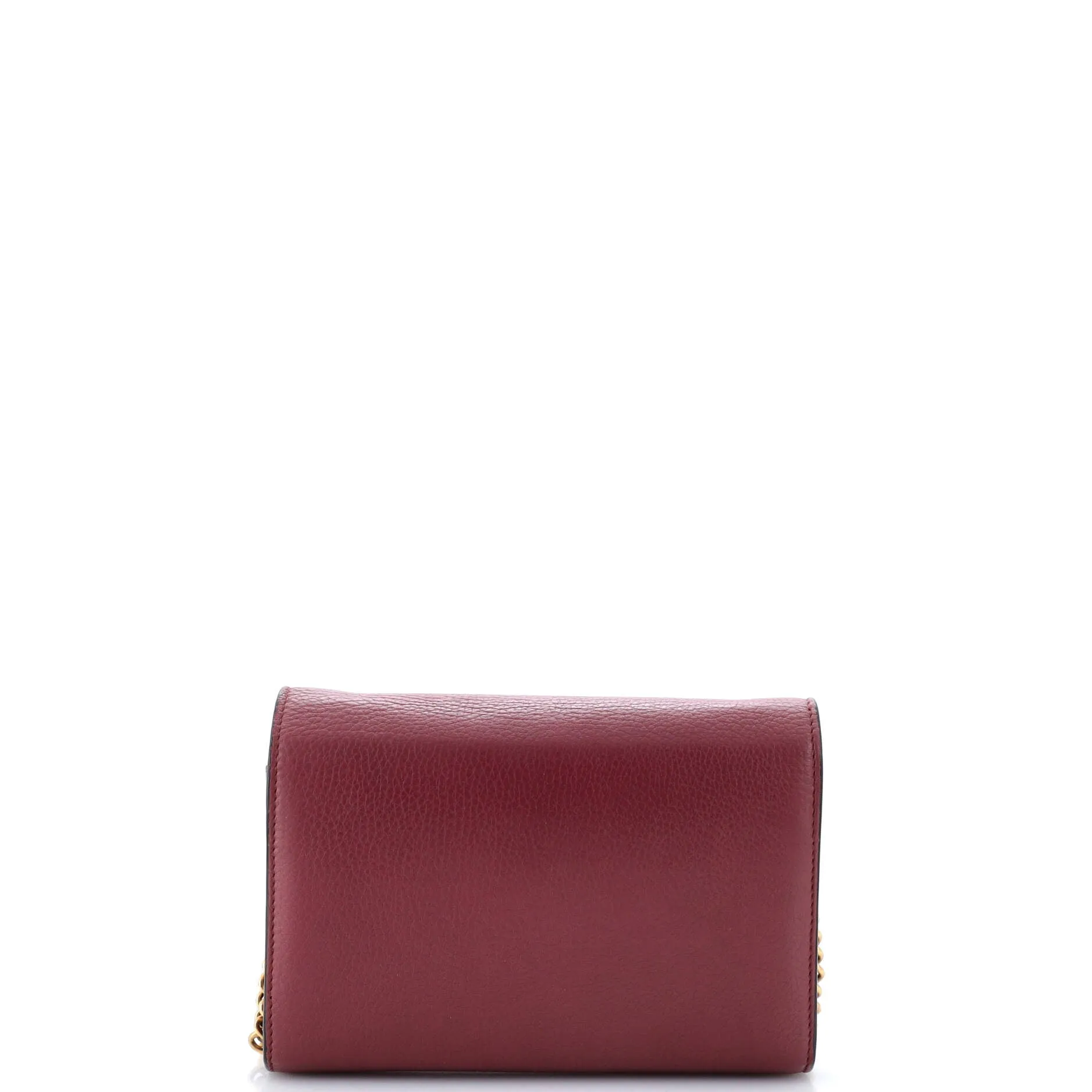 Pre-Loved Gucci GG Marmont Chain Wallet Leather Mini sold by Zulily product image thumbnail 3