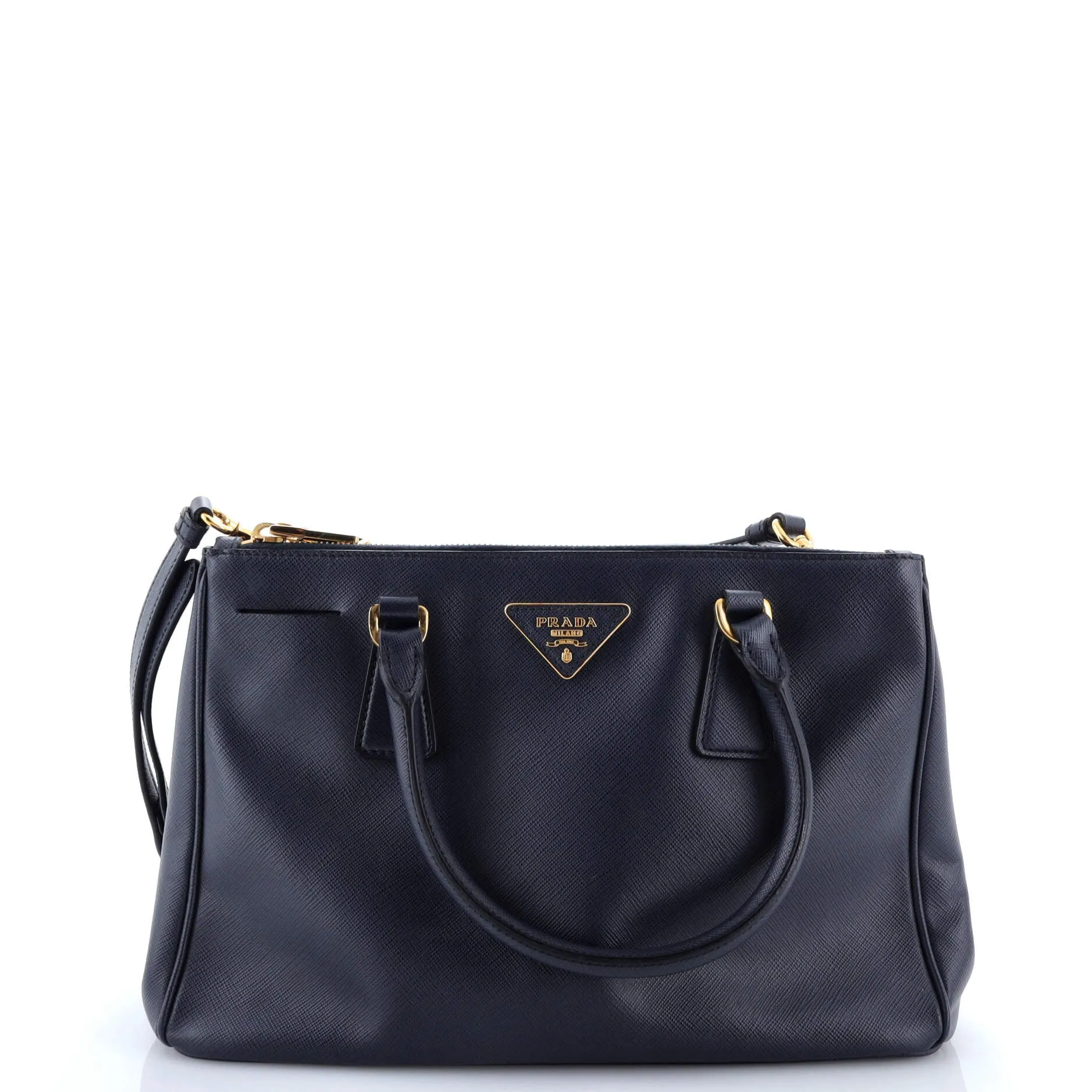 Pre-Loved Prada Galleria Double Zip Tote Saffiano Leather Medium sold by Zulily