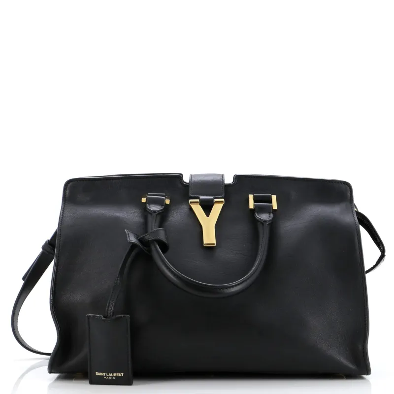 Pre-Loved Saint Laurent Classic Y Cabas Leather Small sold by Zulily