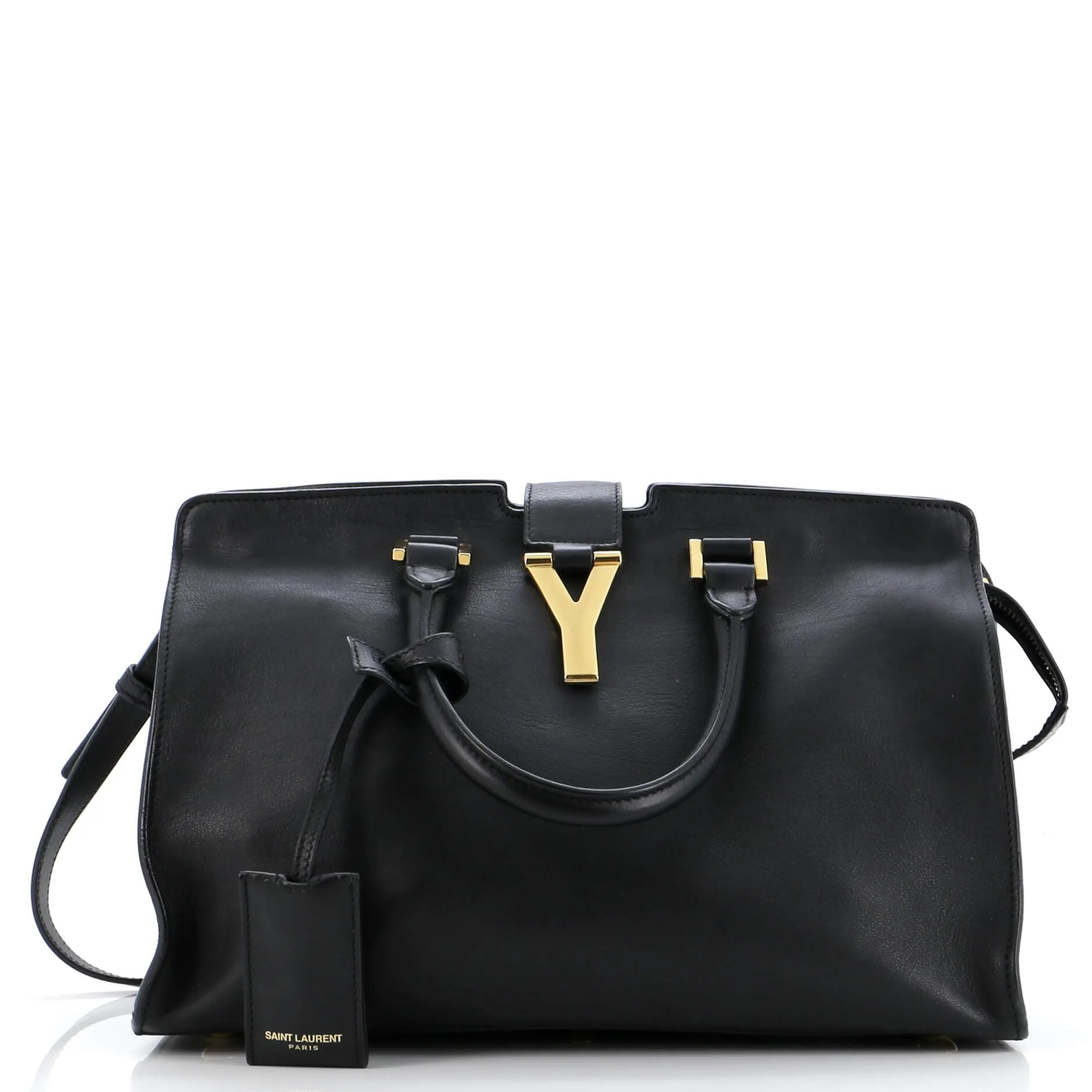 Pre-Loved Saint Laurent Classic Y Cabas Leather Small sold by Zulily