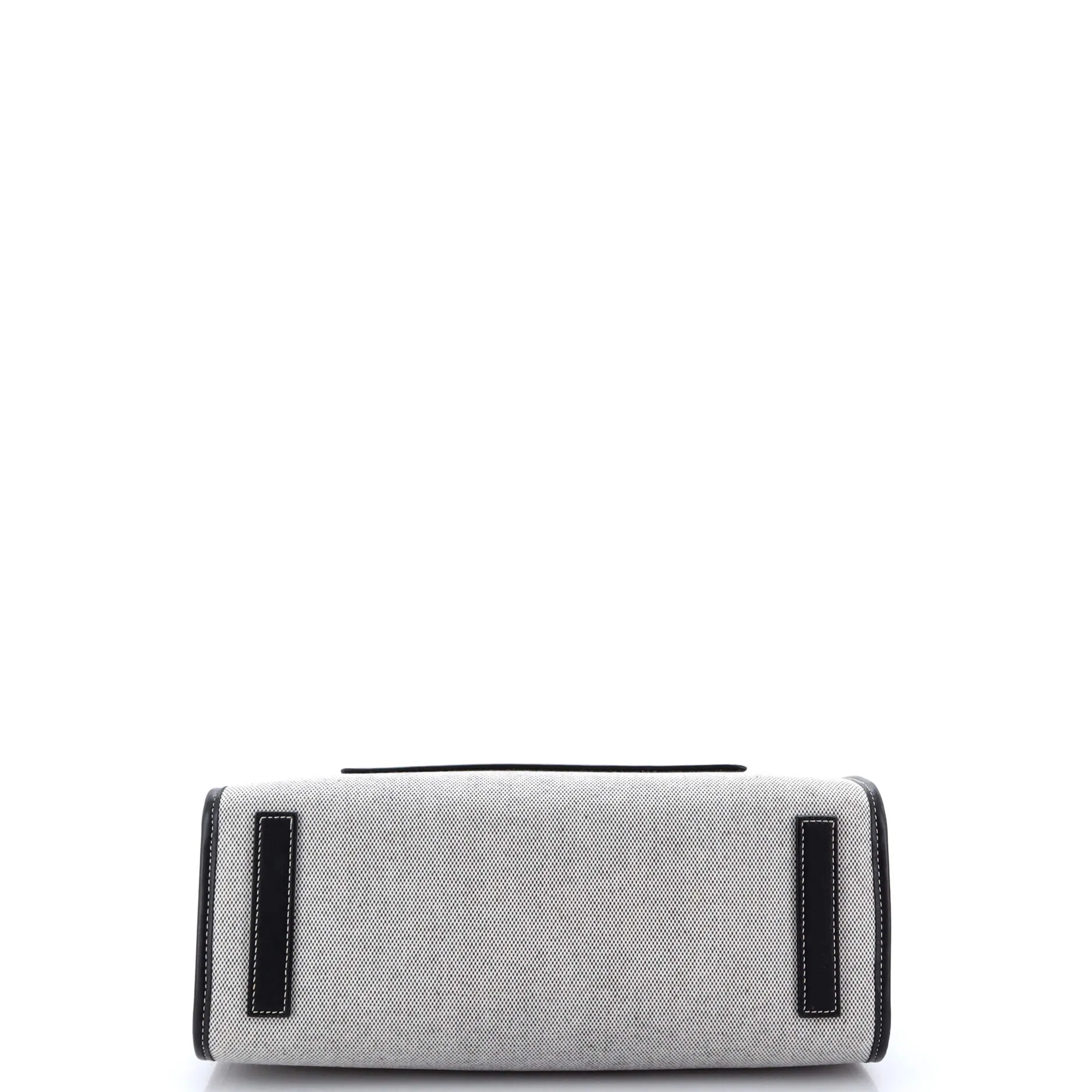 Pre-Loved Burberry Freya Shopping Tote Canvas with Leather Small sold by Zulily product image thumbnail 4