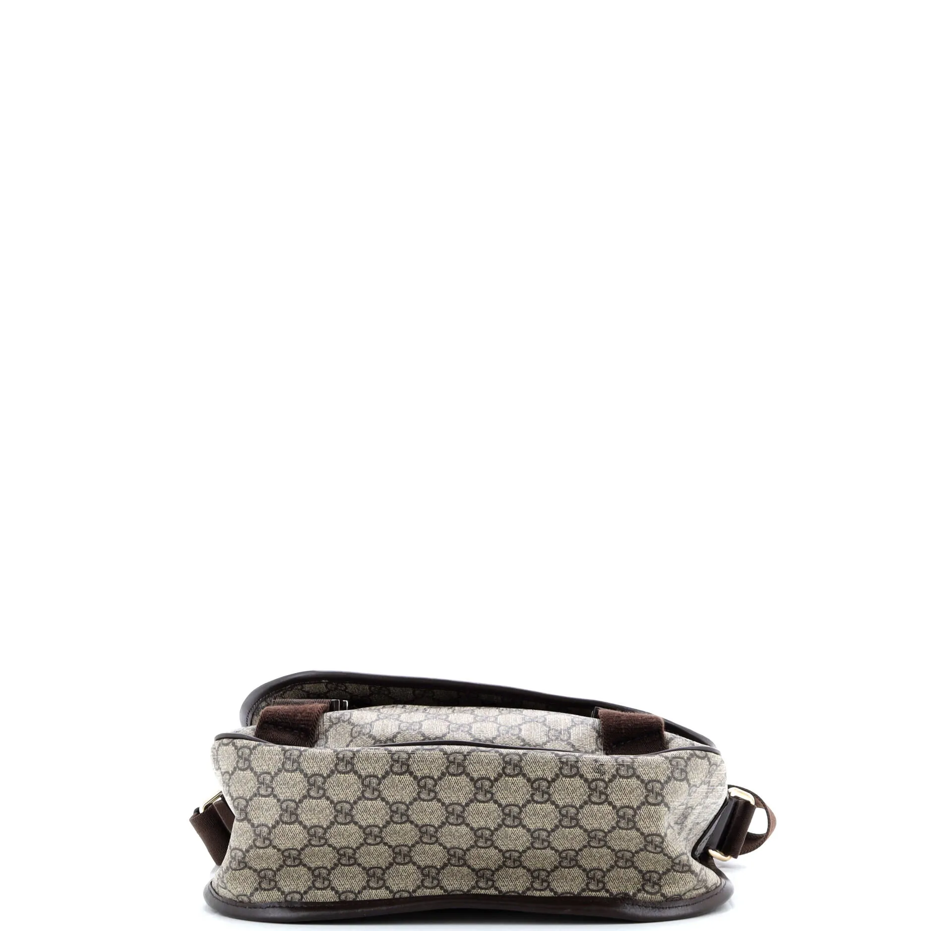 Pre-Loved Gucci Double Buckle Messenger Bag GG Coated Canvas Medium sold by Zulily product image thumbnail 4