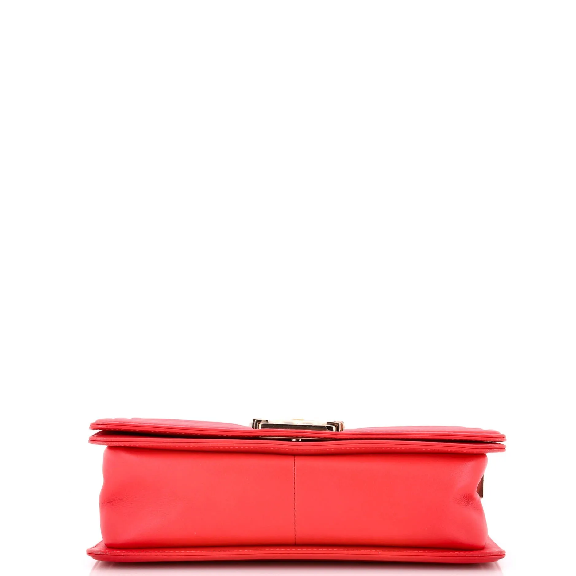 Pre-Loved Chanel Boy Flap Bag Chevron Lambskin Old Medium sold by Zulily product image thumbnail 5
