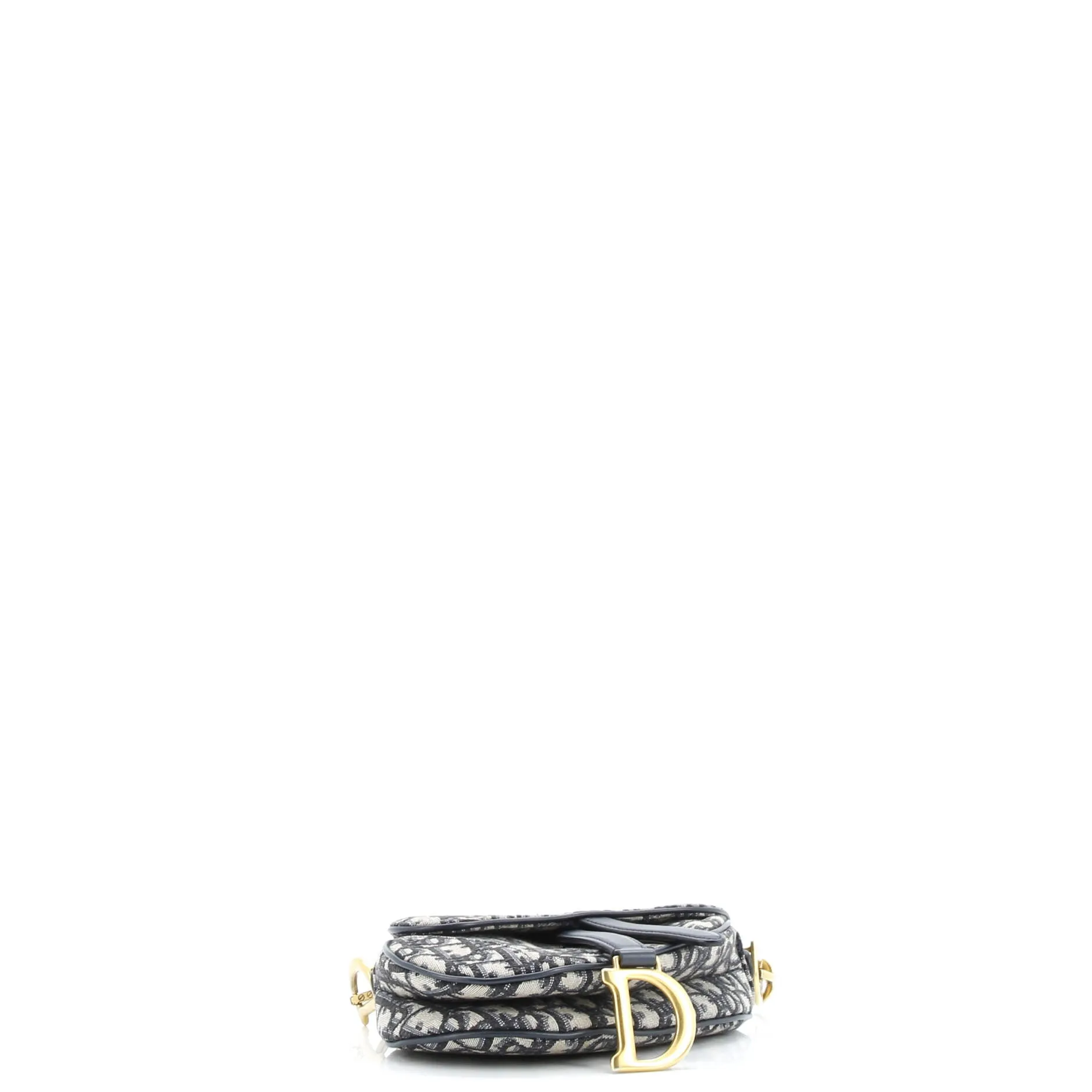 Pre-Loved Christian Dior Saddle Handbag with Strap Oblique Canvas Mini sold by Zulily product image thumbnail 4