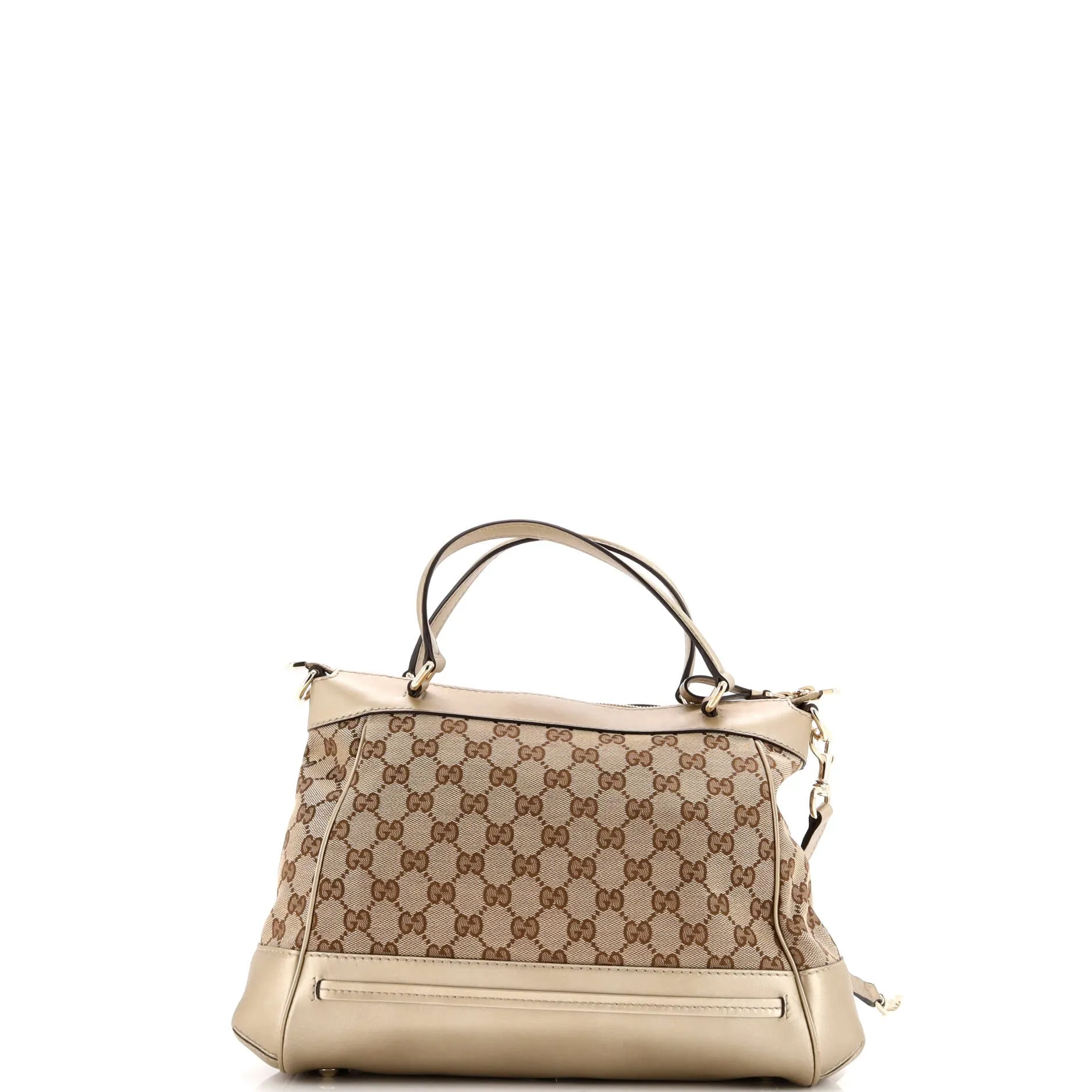Pre-Loved Gucci Mayfair Convertible Tote GG Canvas Small sold by Zulily product image thumbnail 3