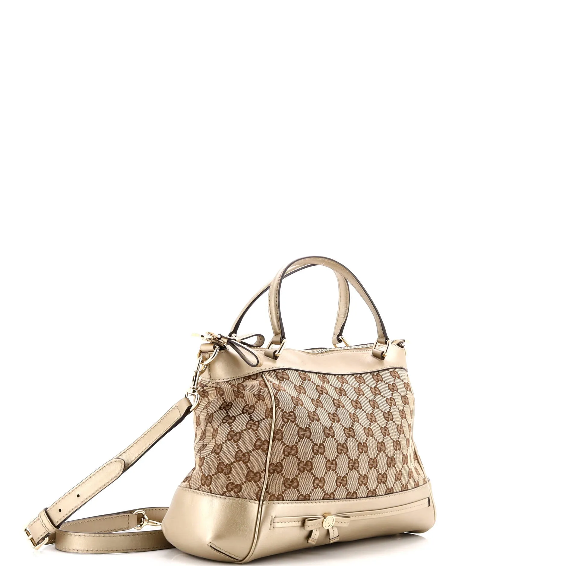 Pre-Loved Gucci Mayfair Convertible Tote GG Canvas Small sold by Zulily product image thumbnail 2
