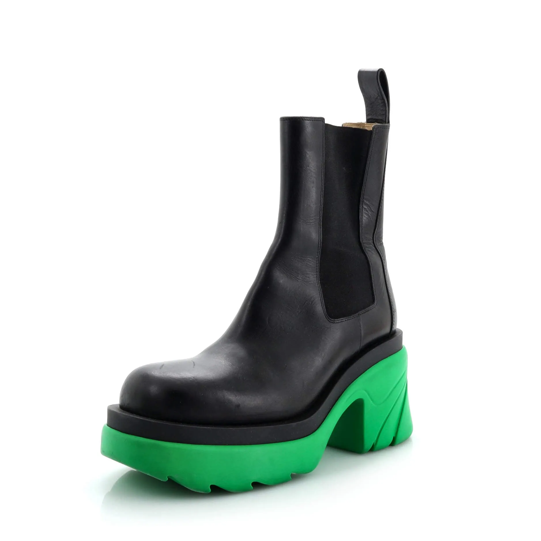 Pre-Loved Bottega Veneta Women's The Flash Chelsea Boots Leather sold by Zulily