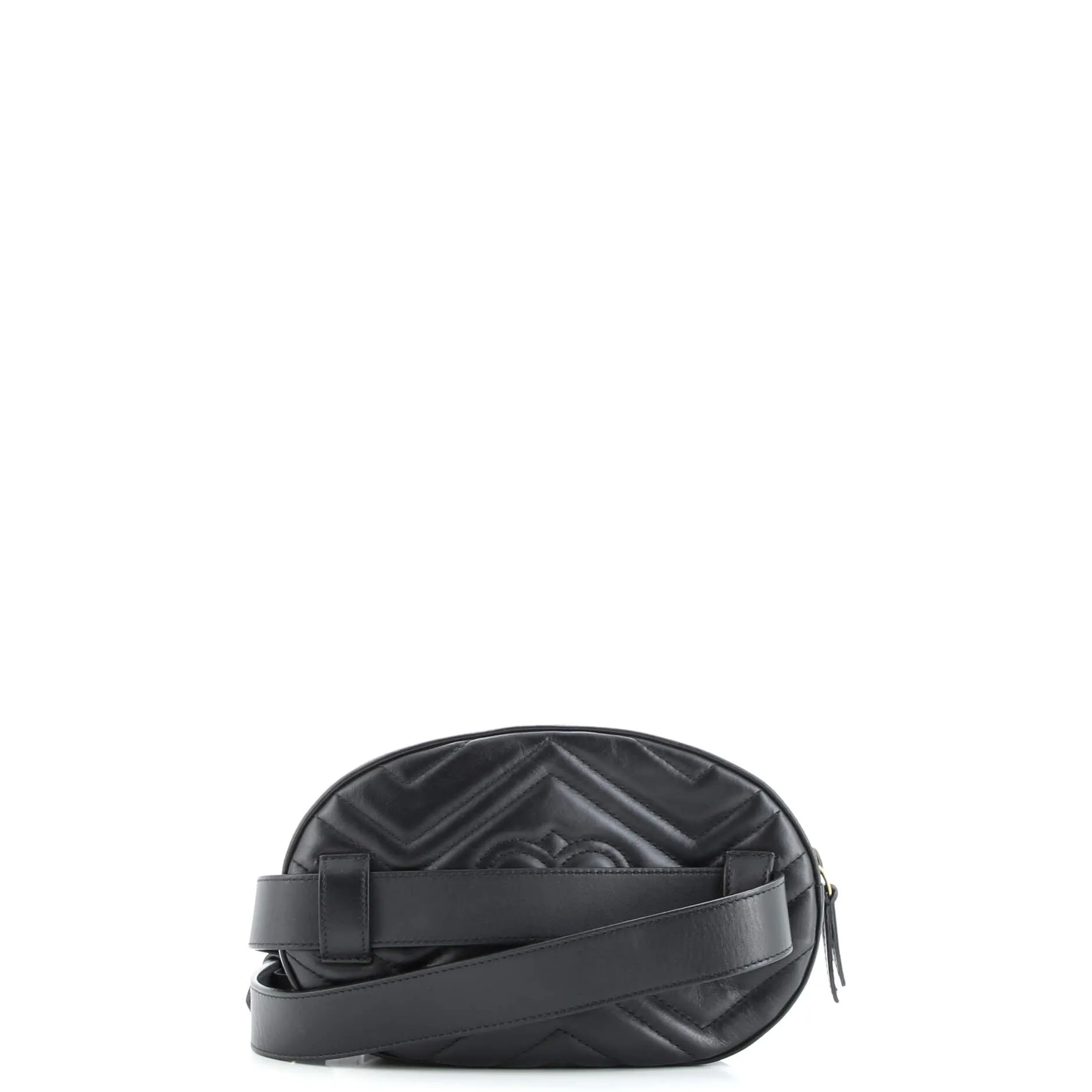 Pre-Loved Gucci GG Marmont Belt Bag Embellished Matelasse Leather sold by Zulily product image thumbnail 3