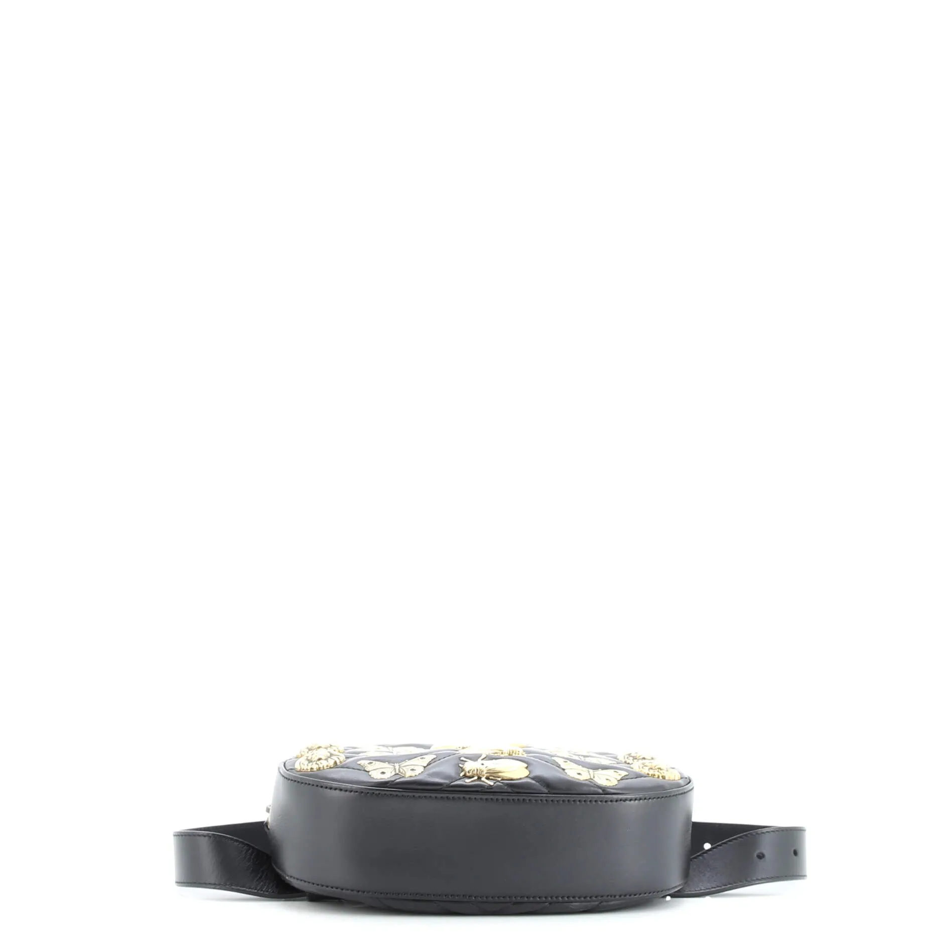 Pre-Loved Gucci GG Marmont Belt Bag Embellished Matelasse Leather sold by Zulily product image thumbnail 4