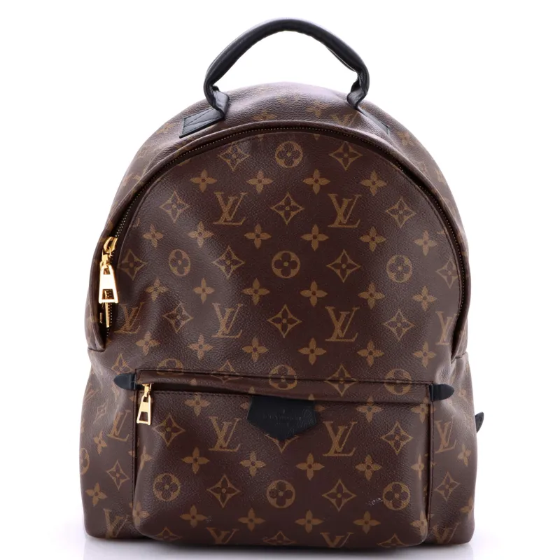 Pre-Loved Louis Vuitton Palm Springs Backpack Monogram Canvas MM sold by Zulily