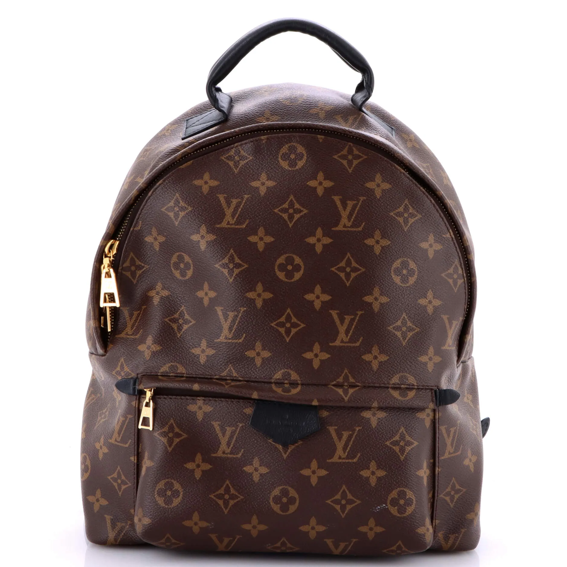 Pre-Loved Louis Vuitton Palm Springs Backpack Monogram Canvas MM sold by Zulily