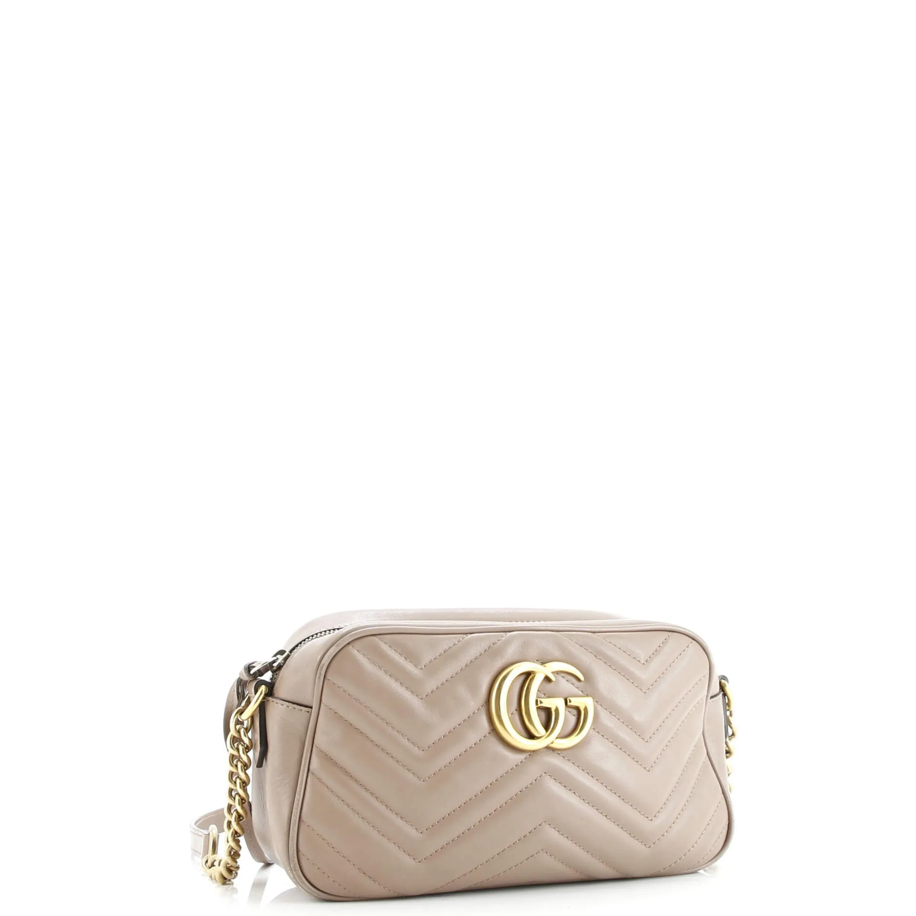 Pre-Loved Gucci GG Marmont Shoulder Bag Matelasse Leather Small sold by Zulily product image thumbnail 2
