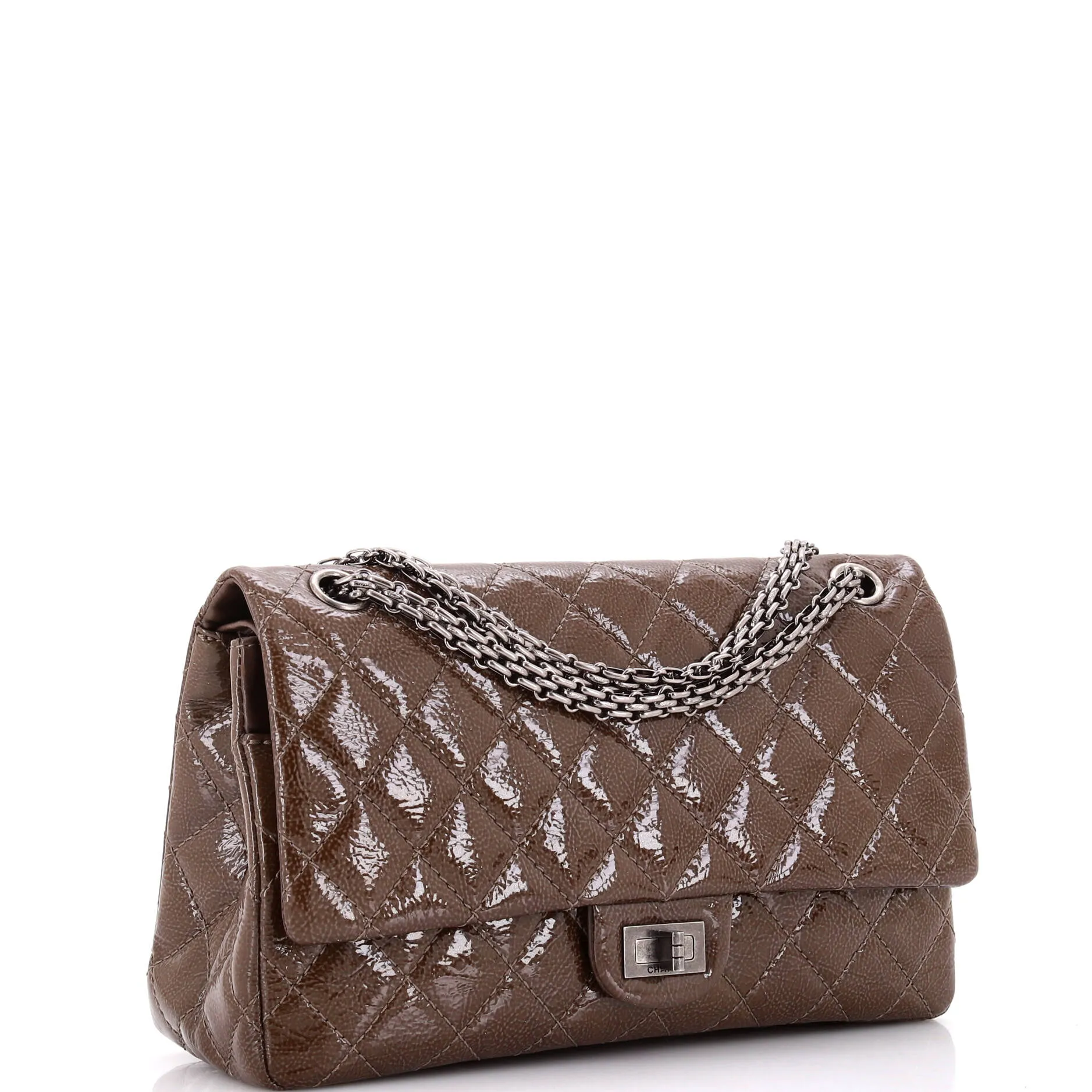 Pre-Loved Chanel Reissue 2.55 Flap Bag Quilted Crinkled Patent 226 sold by Zulily product image thumbnail 2