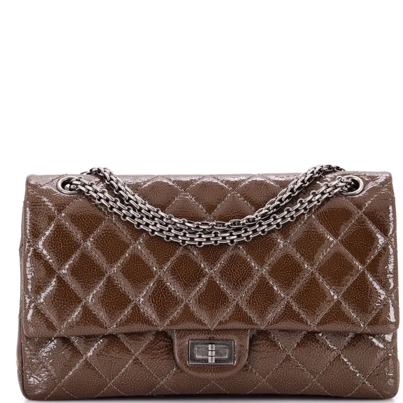 Pre-Loved Chanel Reissue 2.55 Flap Bag Quilted Crinkled Patent 226 sold by Zulily
