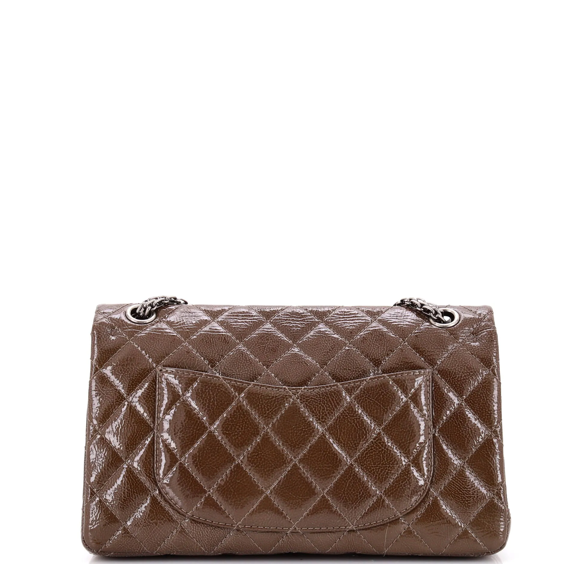 Pre-Loved Chanel Reissue 2.55 Flap Bag Quilted Crinkled Patent 226 sold by Zulily product image thumbnail 3