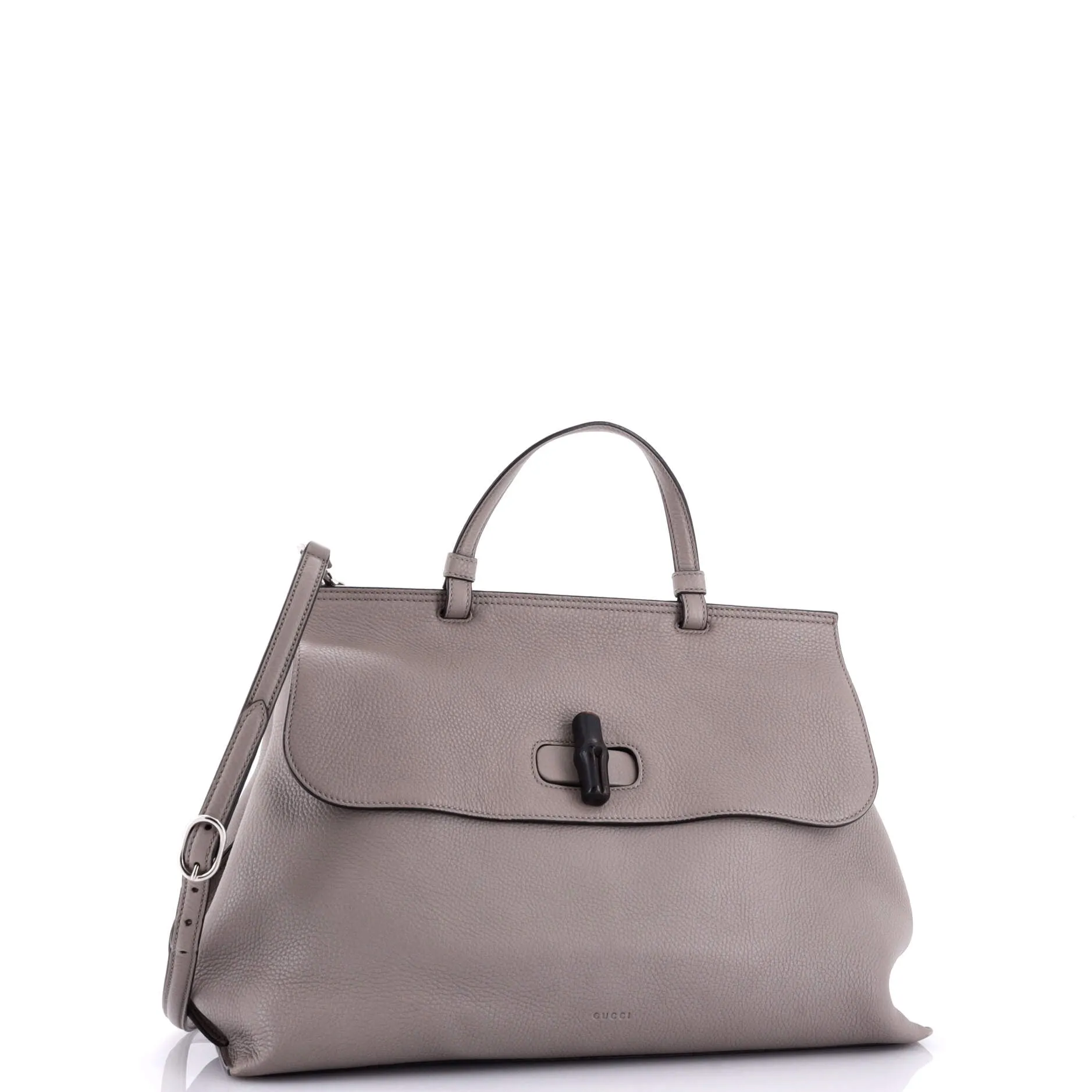 Pre-Loved Gucci Bamboo Daily Top Handle Bag Leather Large sold by Zulily product image thumbnail 2