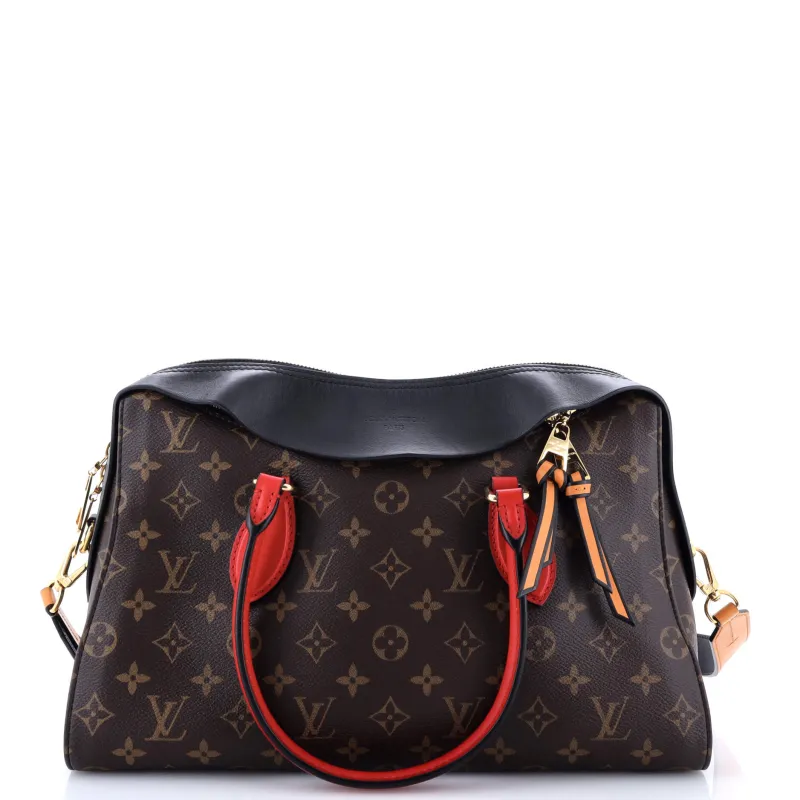 Pre-Loved Louis Vuitton Tuileries Handbag Monogram Canvas with Leather sold by Zulily